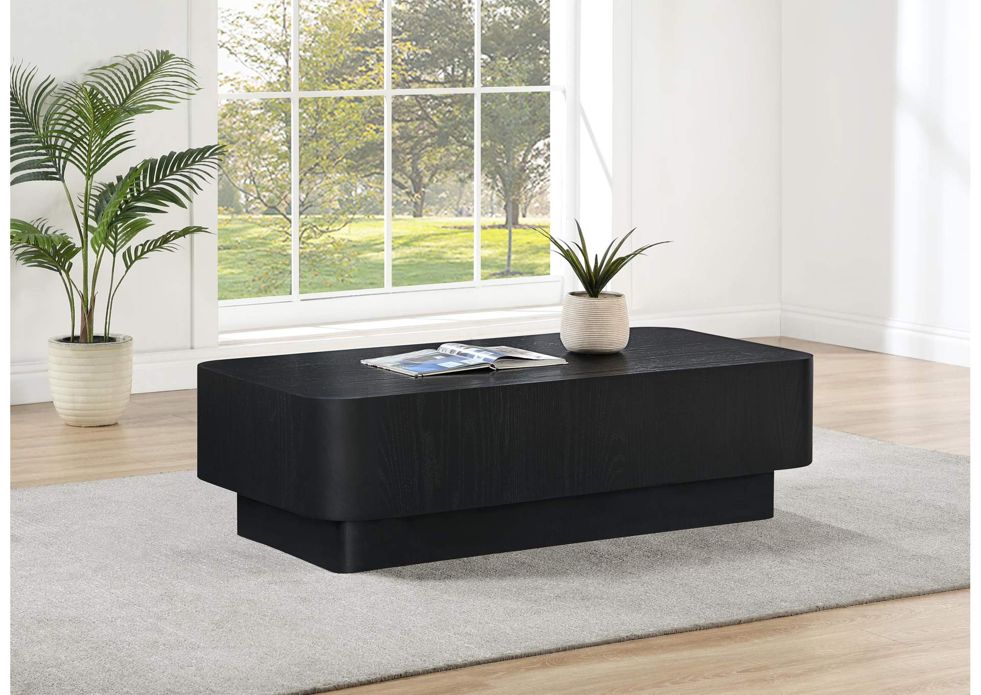 Oakmont Black Coffee Table