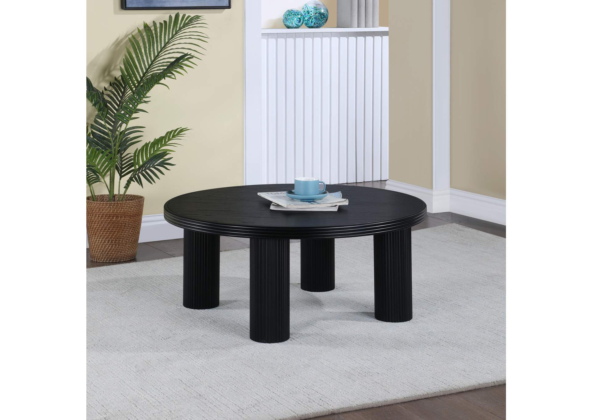 Hayden Black Coffee Table image 3
