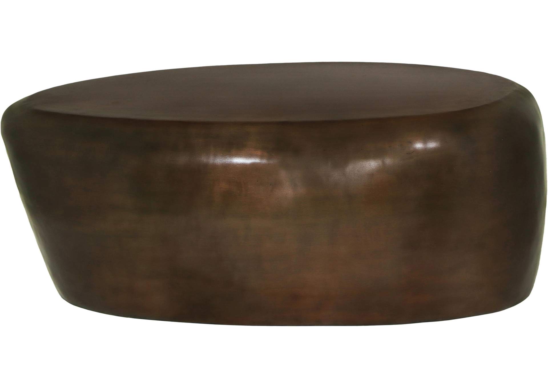 Capsule Brown Aluminum Coffee Table