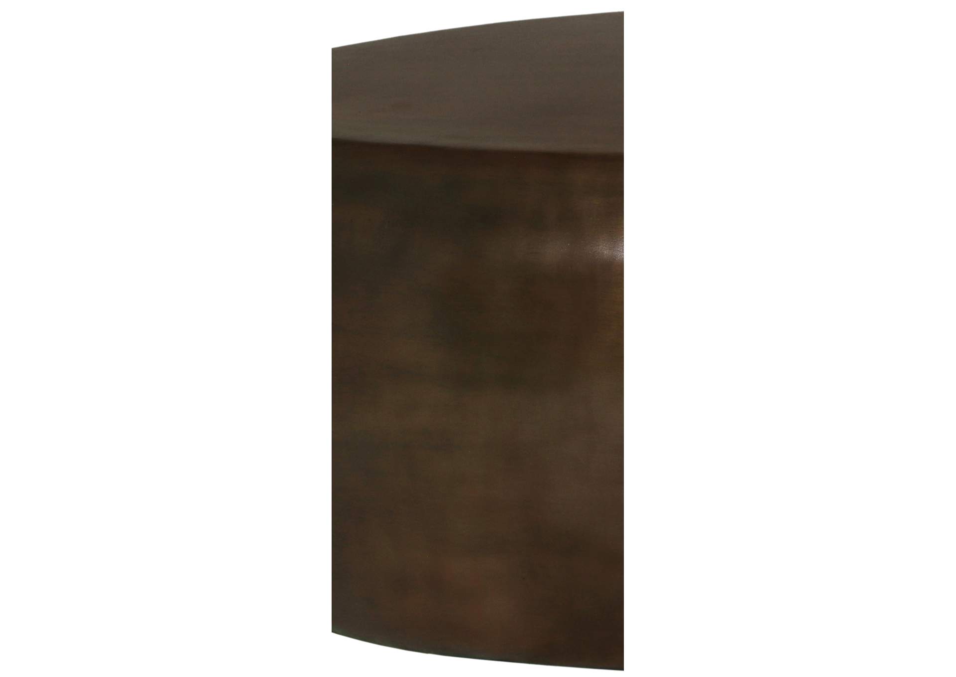 Capsule Brown Aluminum Coffee Table