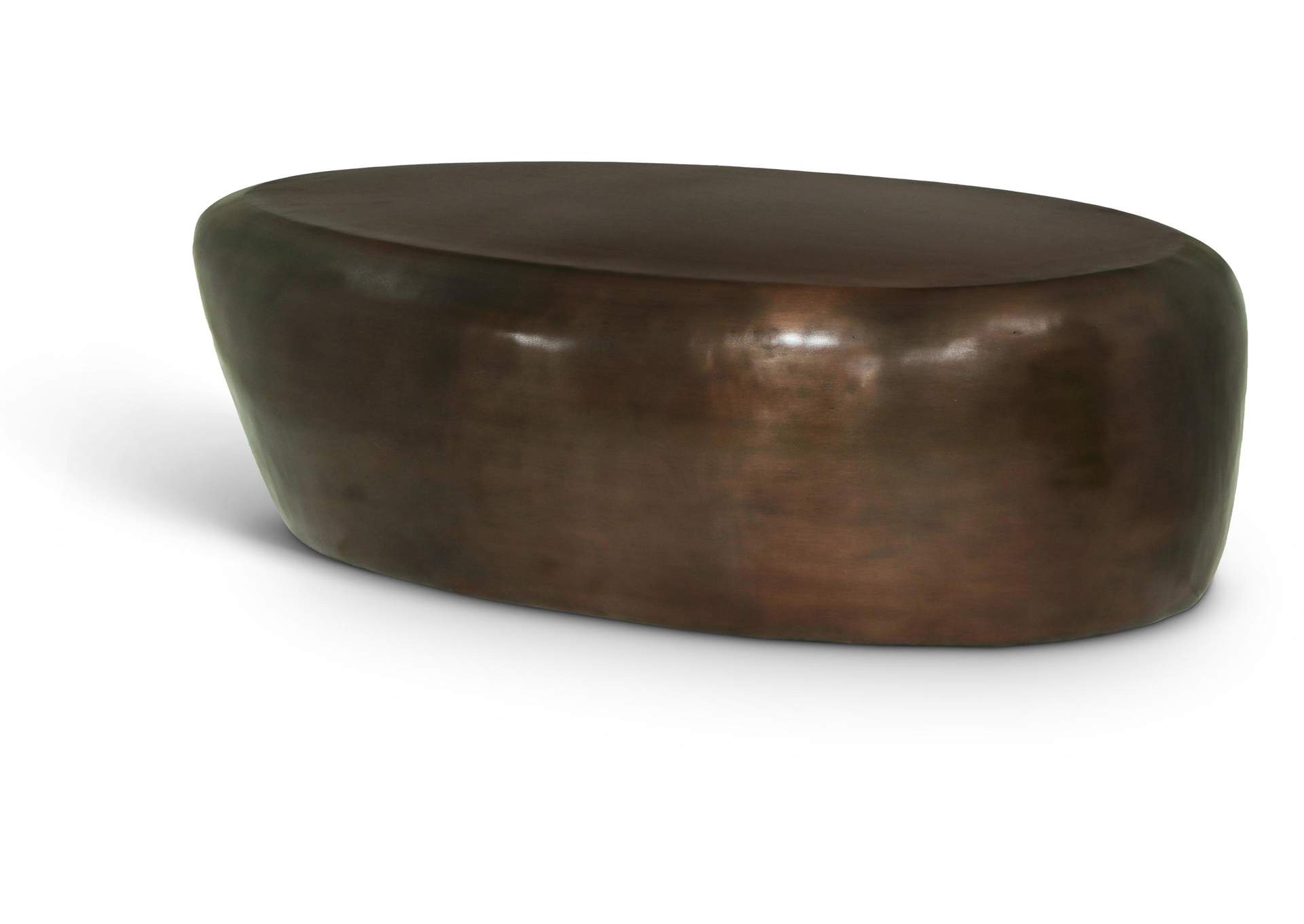Capsule Brown Aluminum Coffee Table image 1