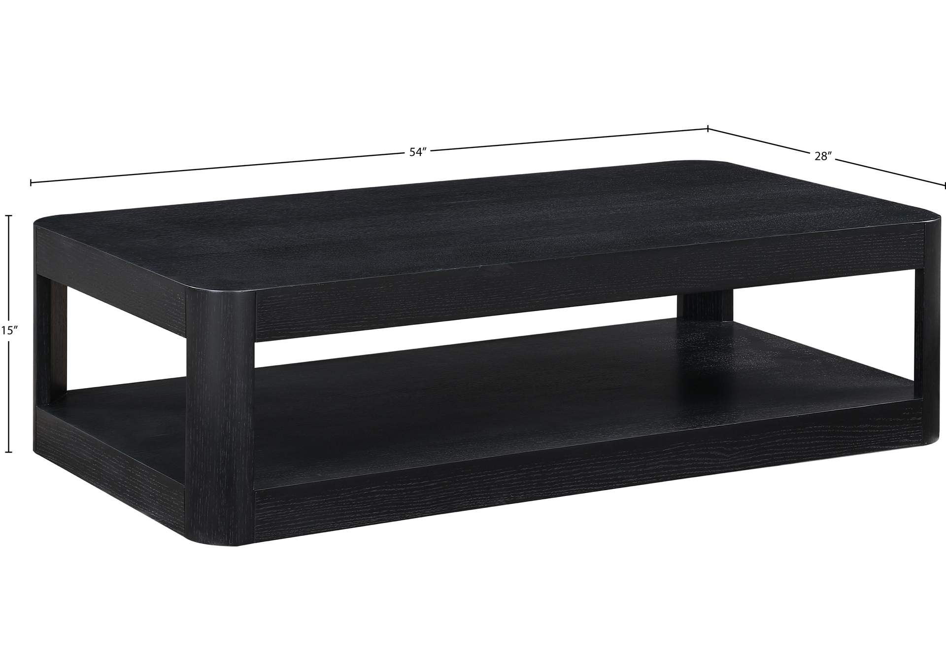 Reeves Black Coffee Table image 7