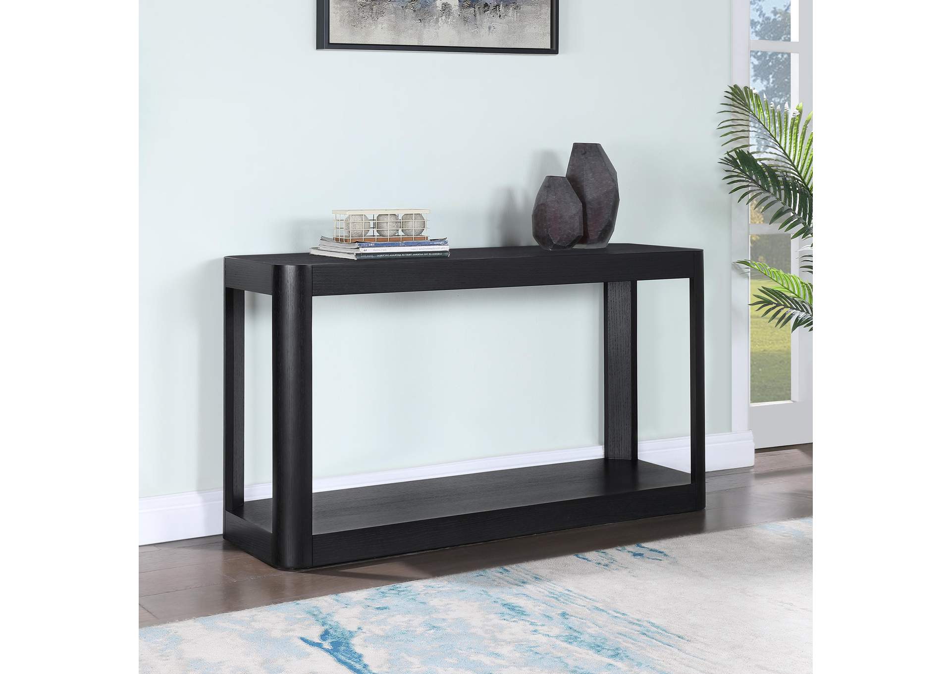 Reeves Black Console Table image 3