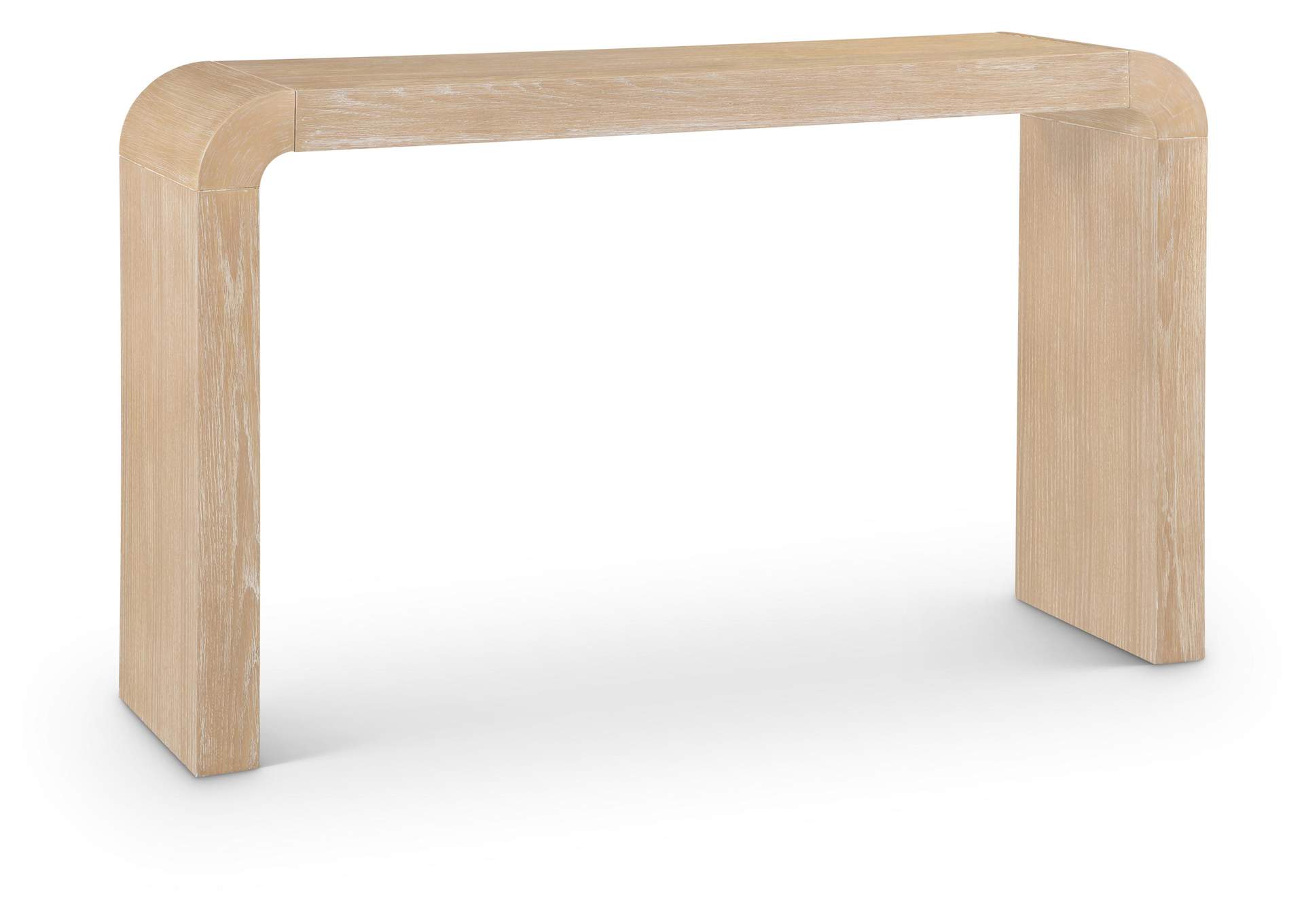 Toulon Natural Oak Veneer Console Table image 1