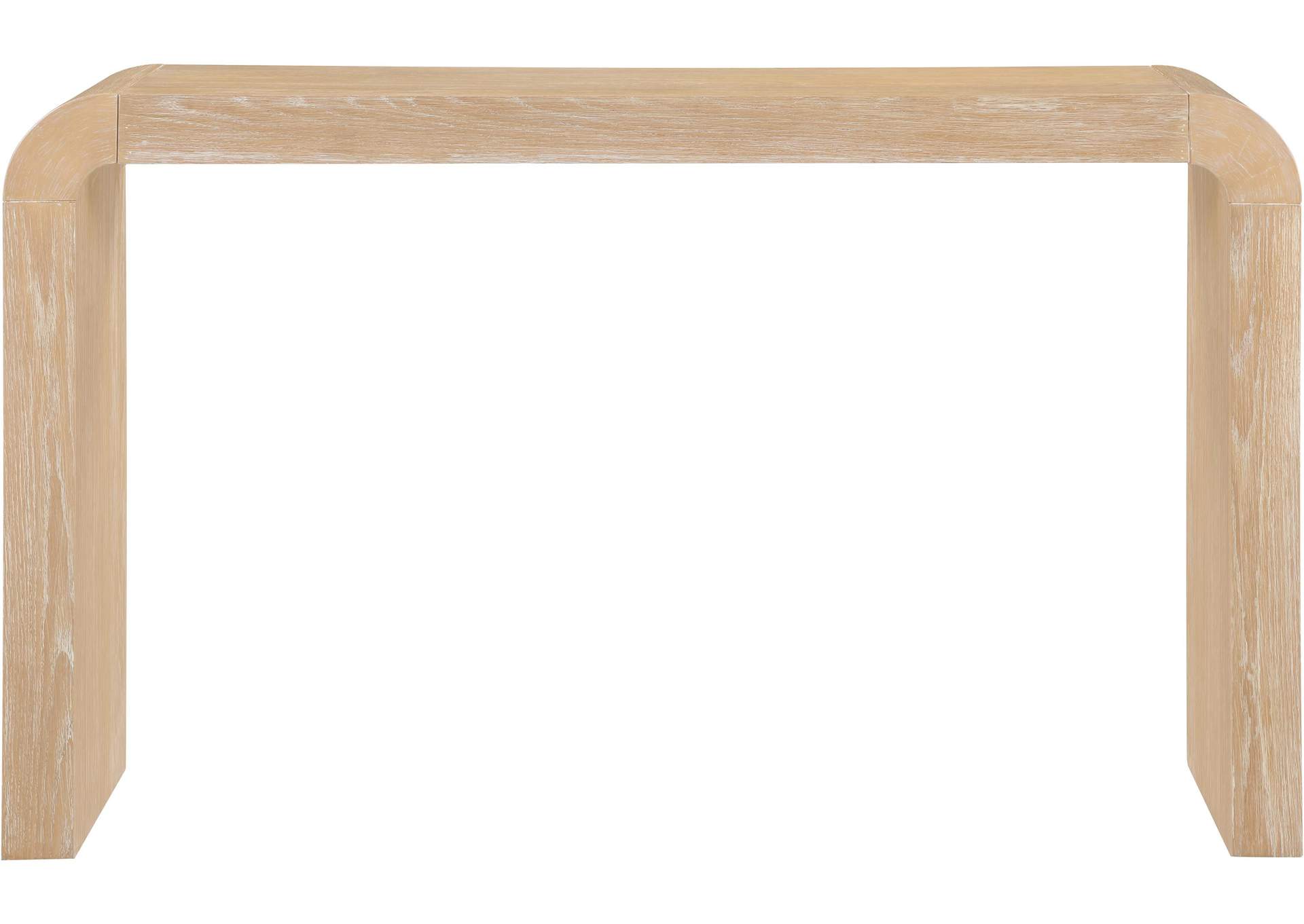 Toulon Natural Oak Veneer Console Table image 4