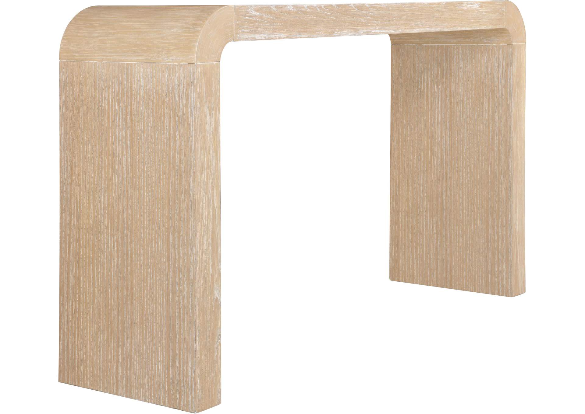 Toulon Natural Oak Veneer Console Table image 5