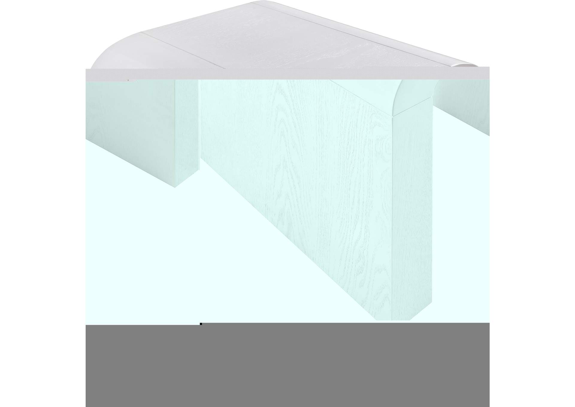 Toulon White Oak Veneer End Table image 6