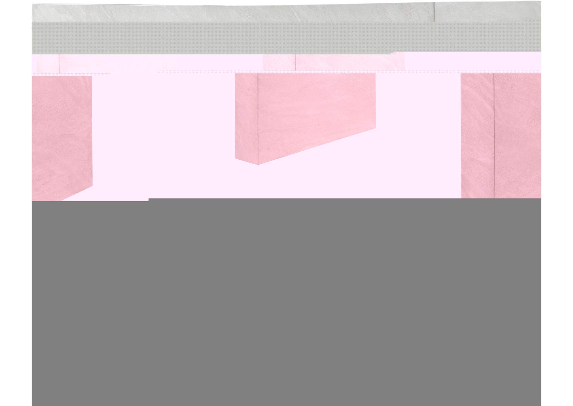 Pomezia White Marble Finish Concrete Console Table