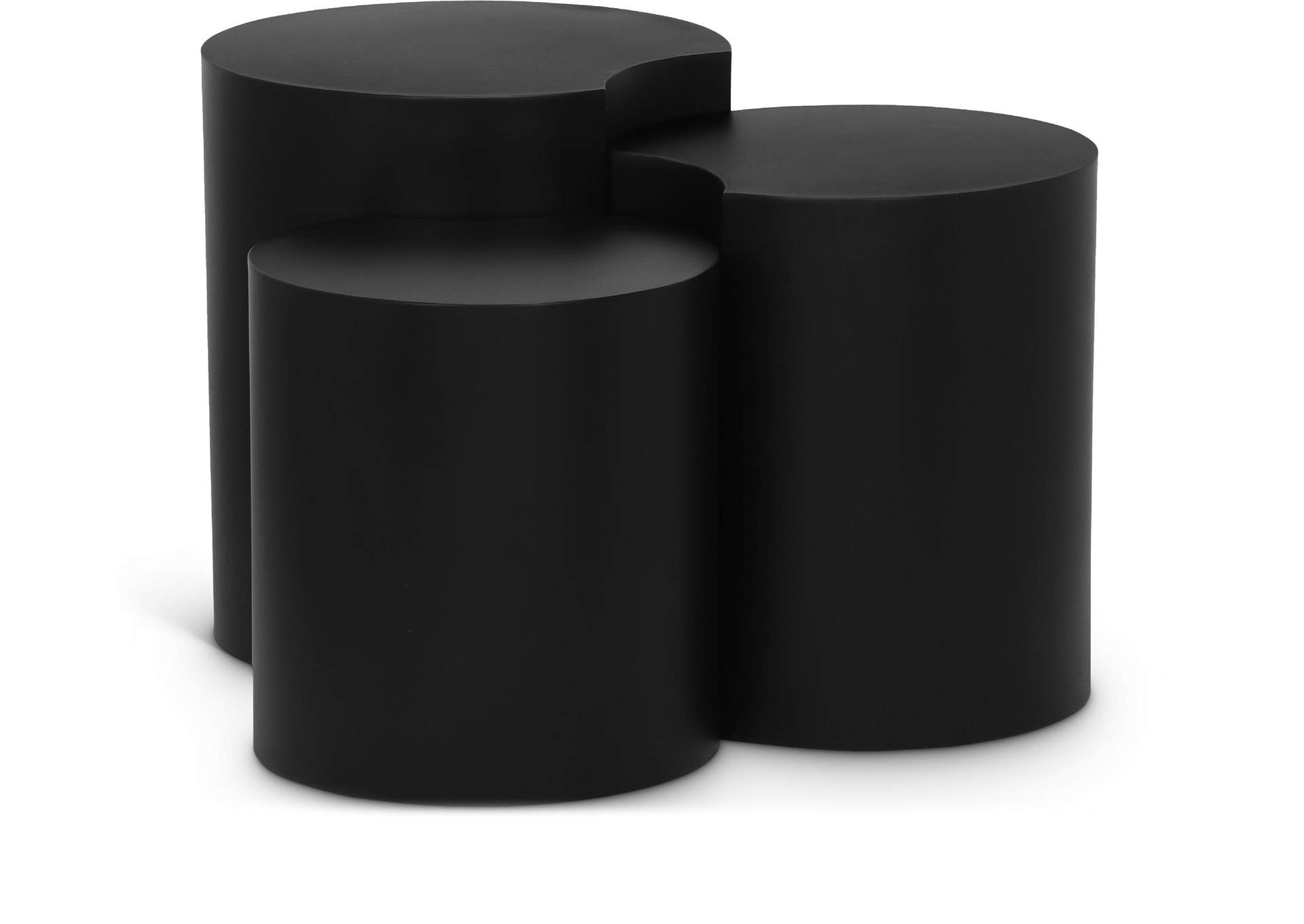 Dimple Black End Table