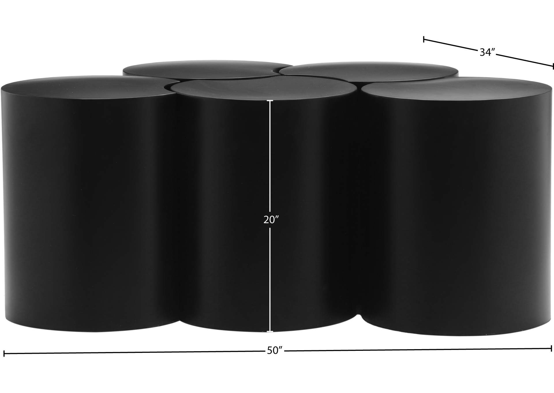 Dimple Black Coffee Table image 6