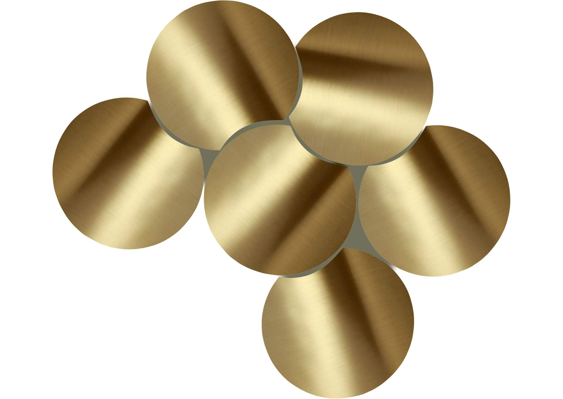Dimple Gold Coffee Table image 4