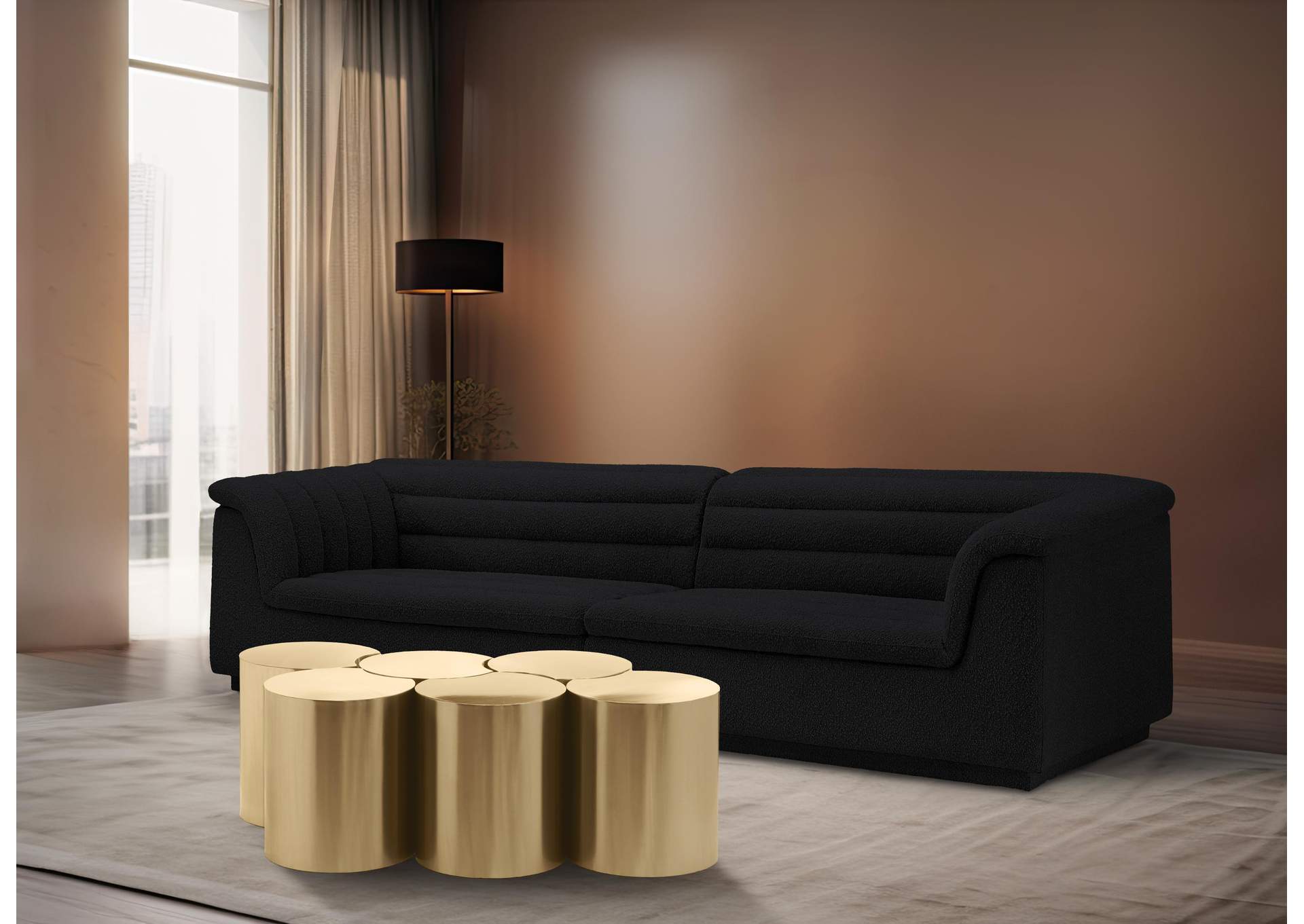 Dimple Gold Coffee Table