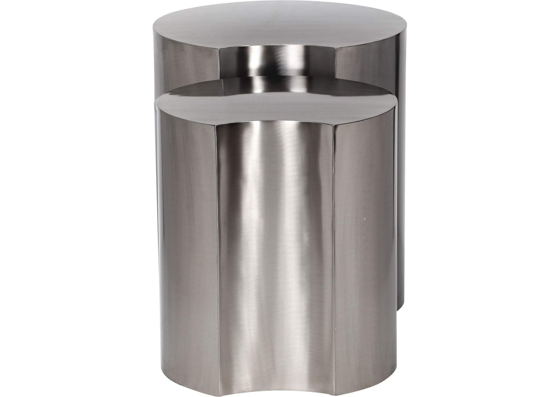 Dimple Silver End Table image 4