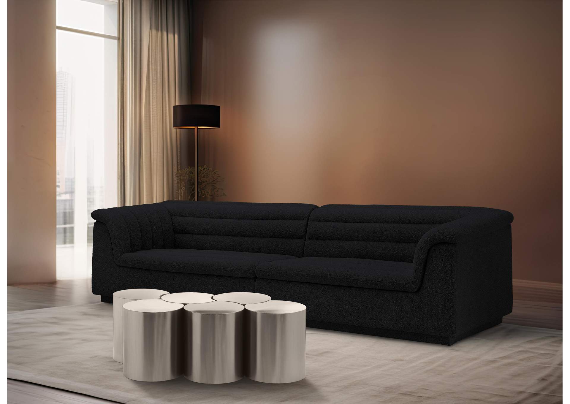 Dimple Silver Coffee Table