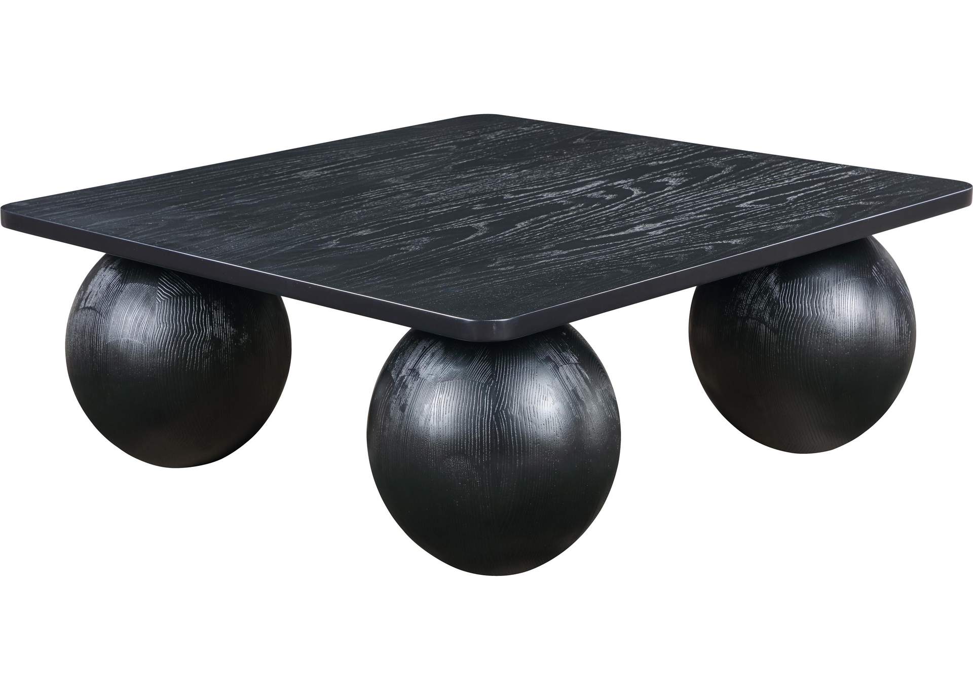 Fitch Black Oak Veneer Coffee Table image 5