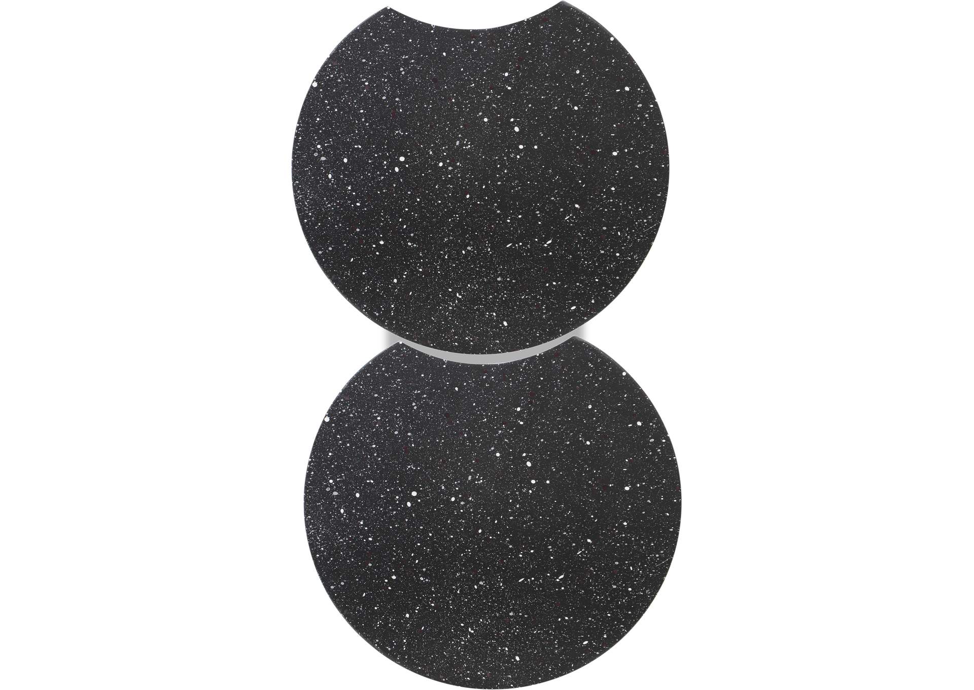 Dimple Black End Table