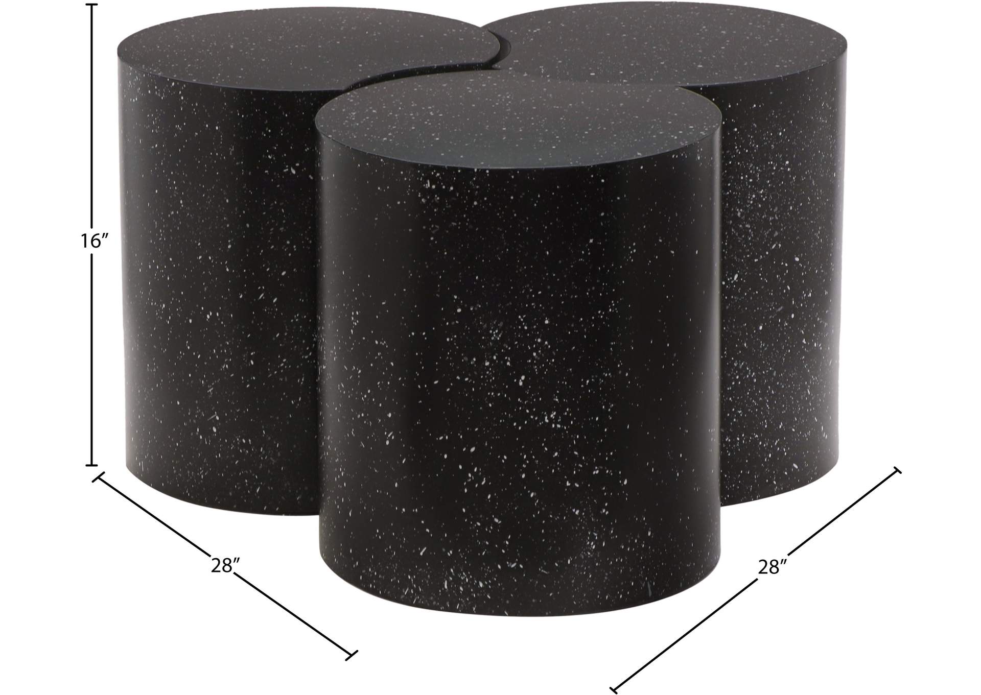 Dimple Black Coffee Table image 6