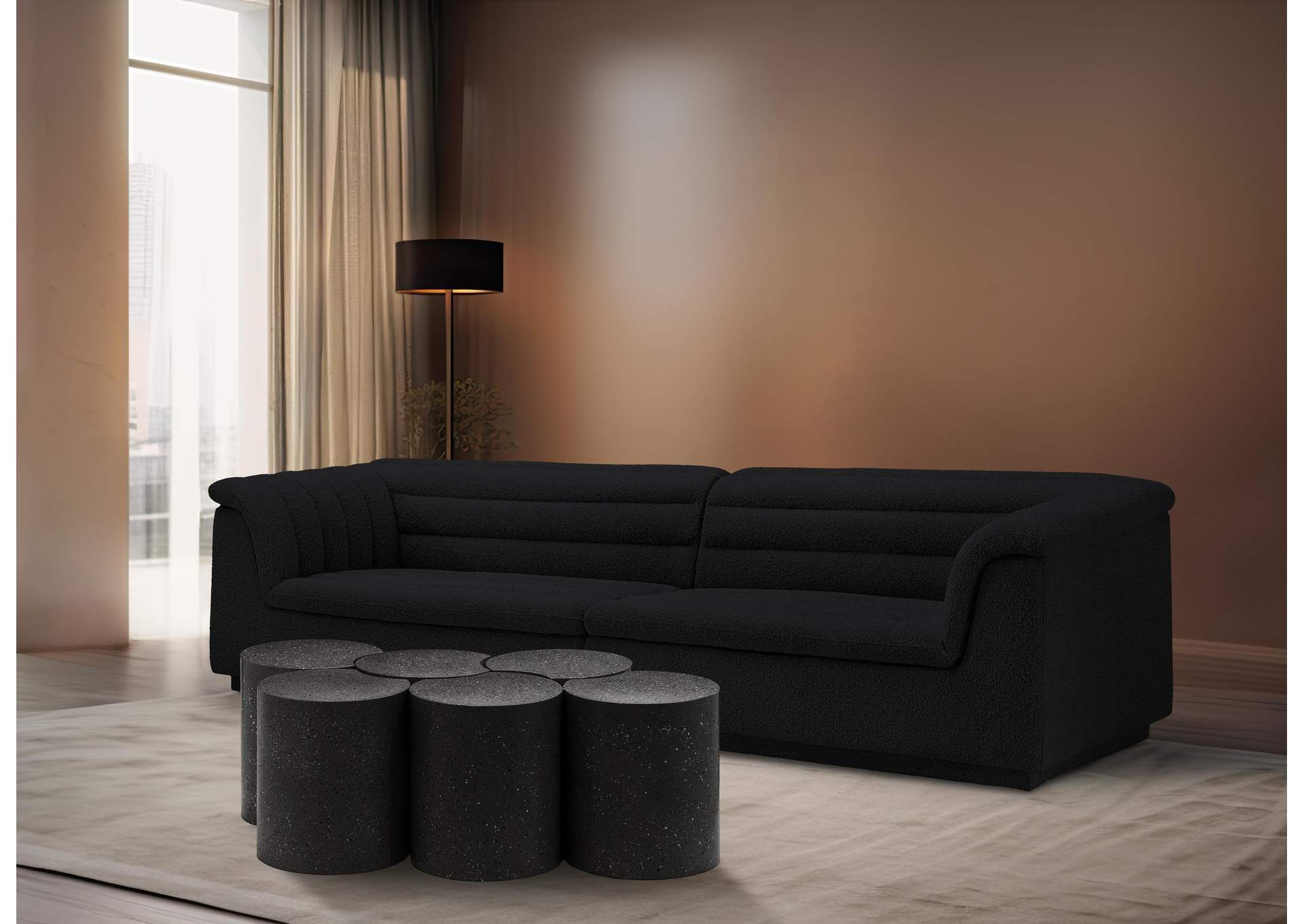 Dimple Black Coffee Table image 3