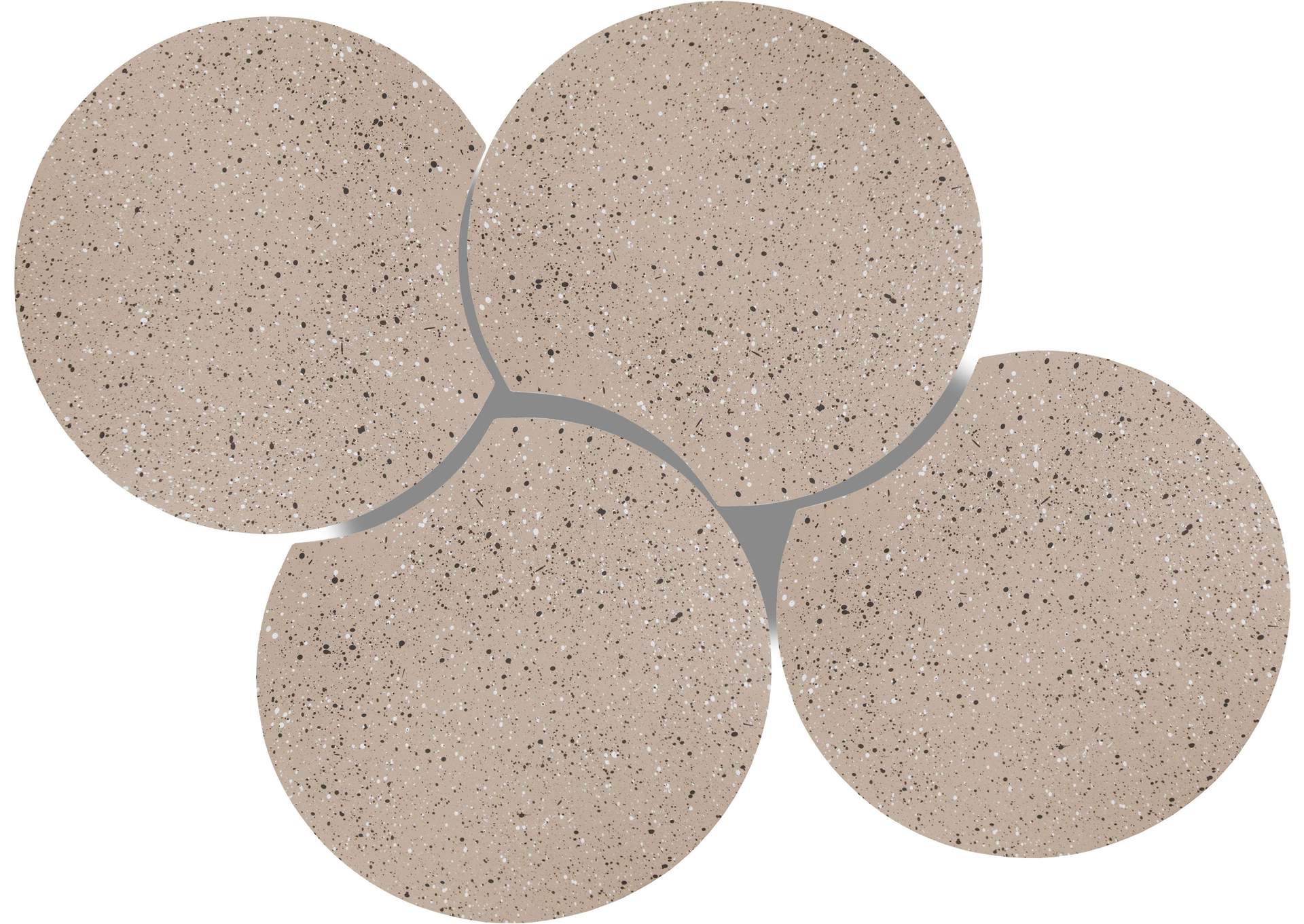 Dimple Taupe Coffee Table image 5