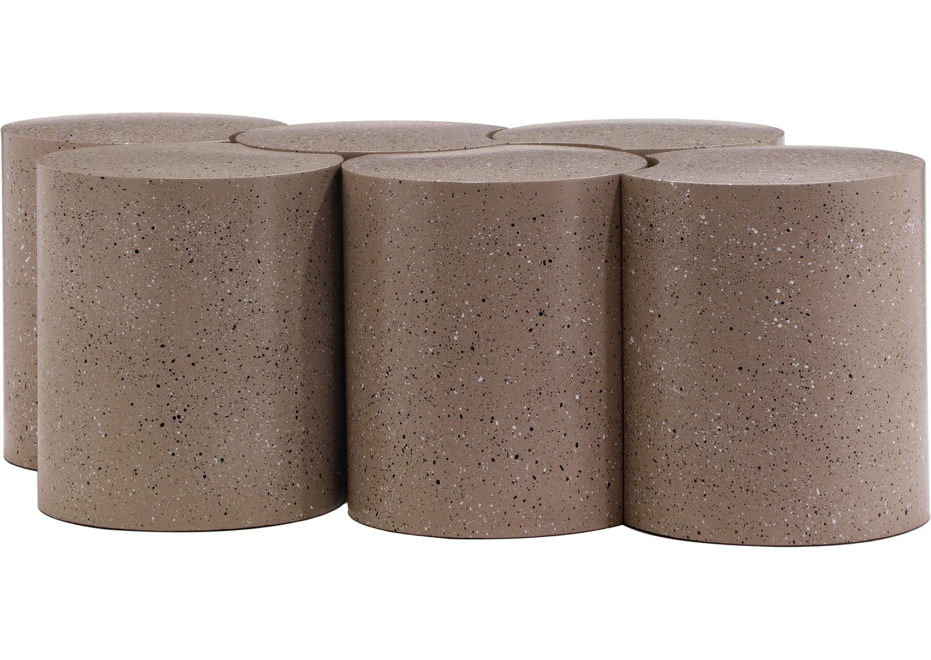 Dimple Taupe Coffee Table