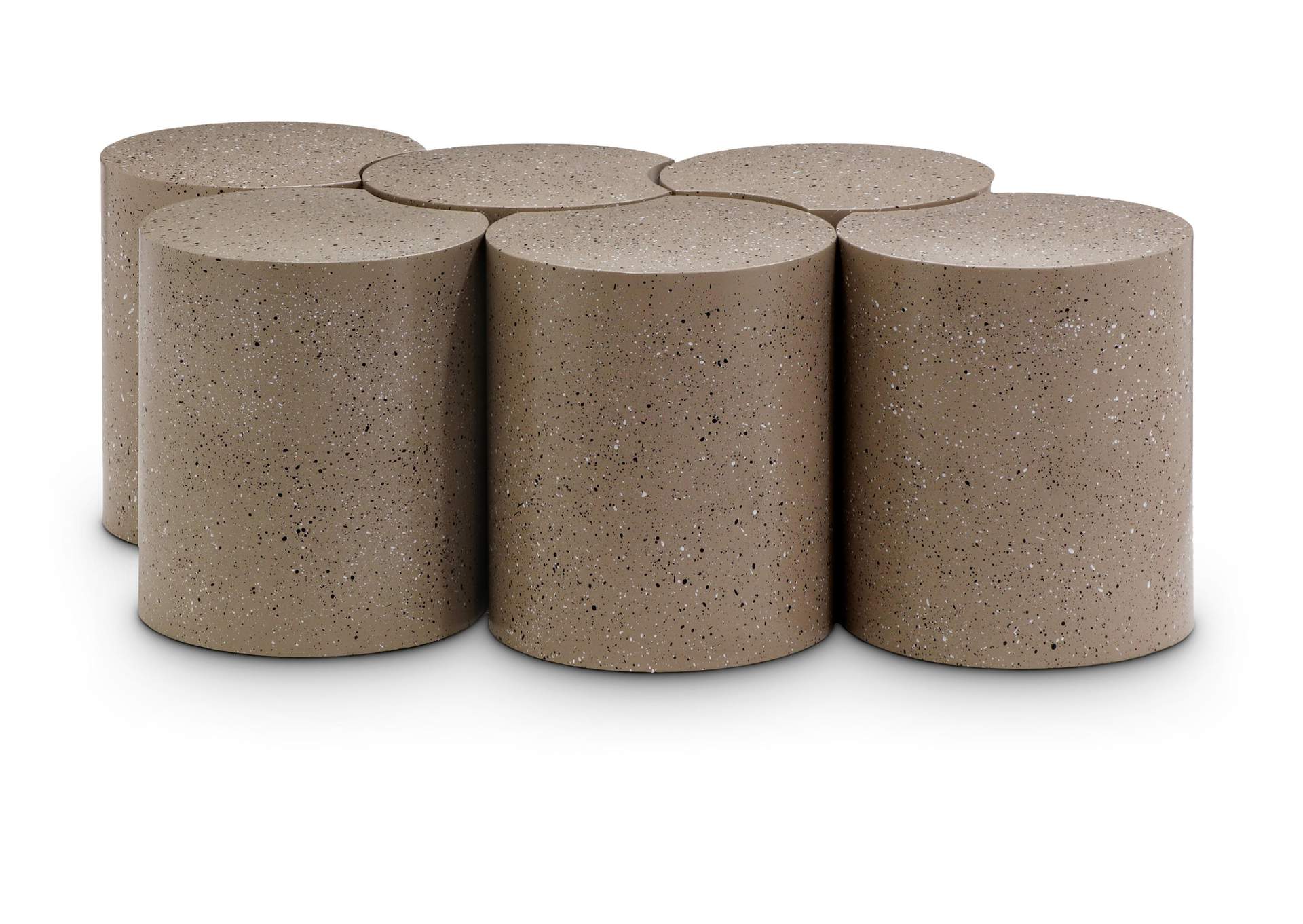 Dimple Taupe Coffee Table image 1