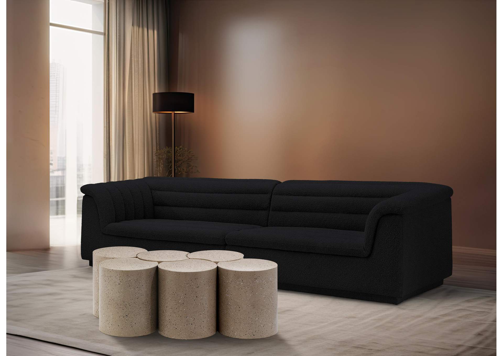 Dimple Taupe Coffee Table image 3
