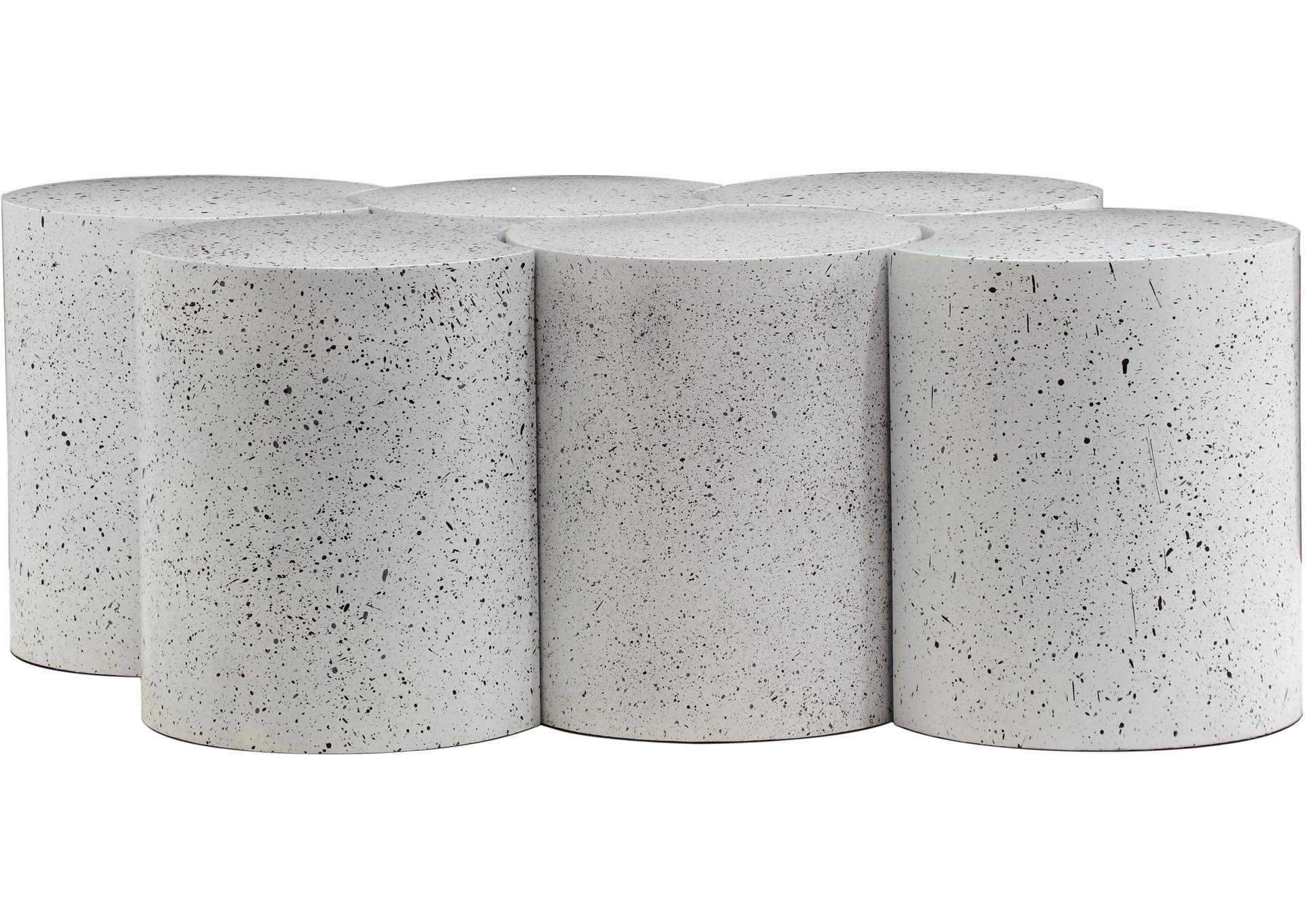 Dimple White Coffee Table image 4