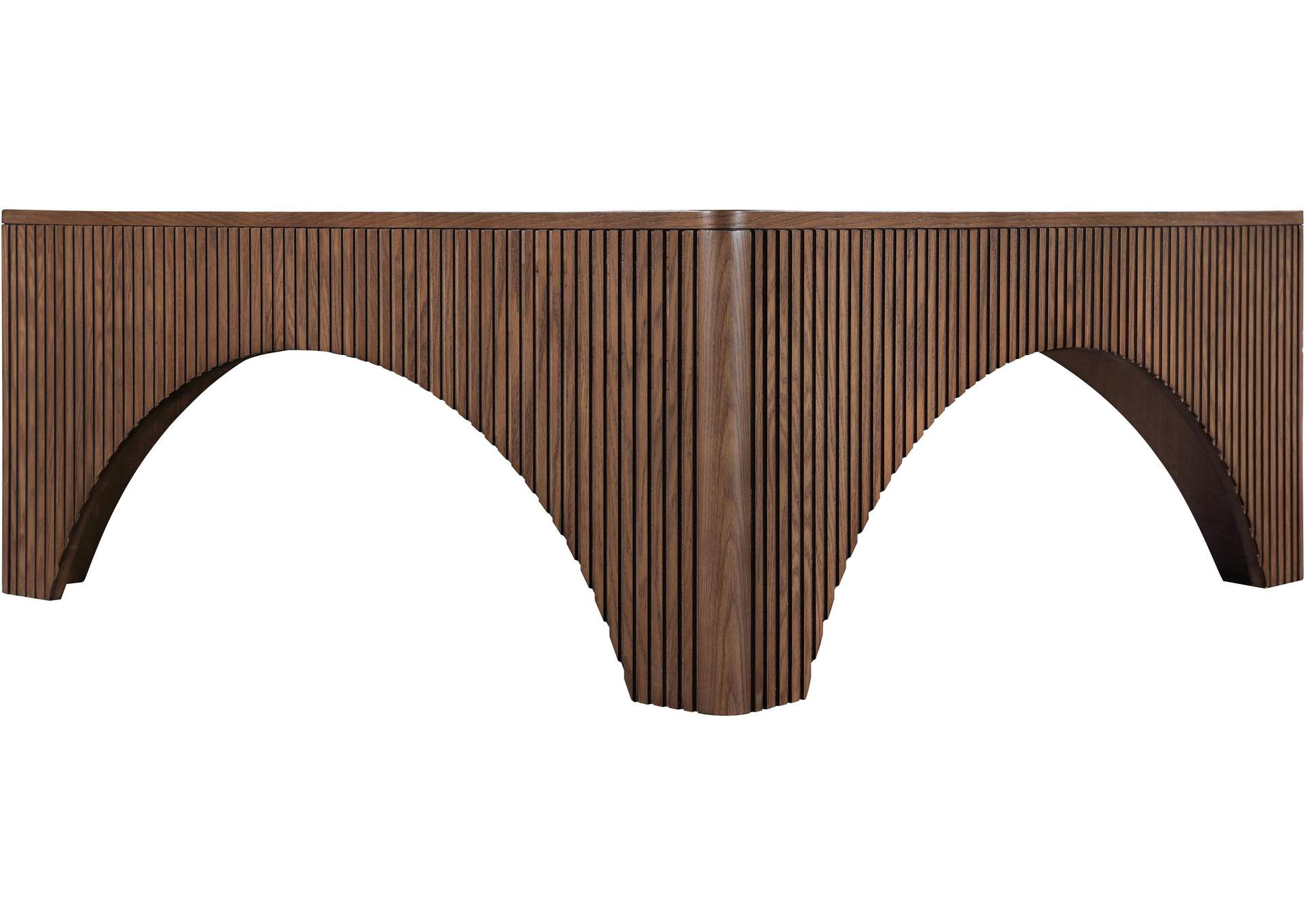 Eloise Brown Oak Veneer Coffee Table