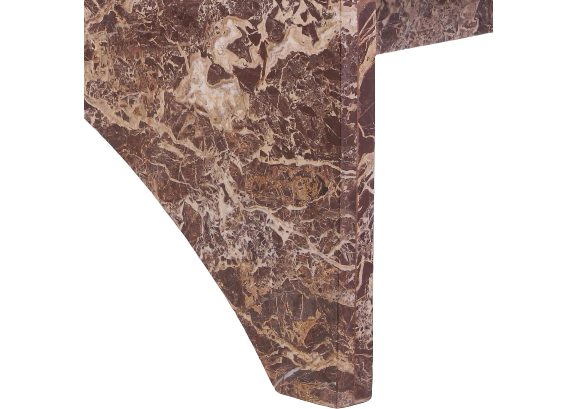 Palermo Cherry Marble Coffee Table image 8