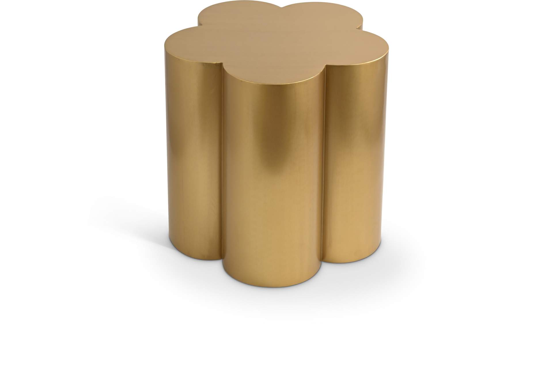 Lucky Gold Iron End Table image 1