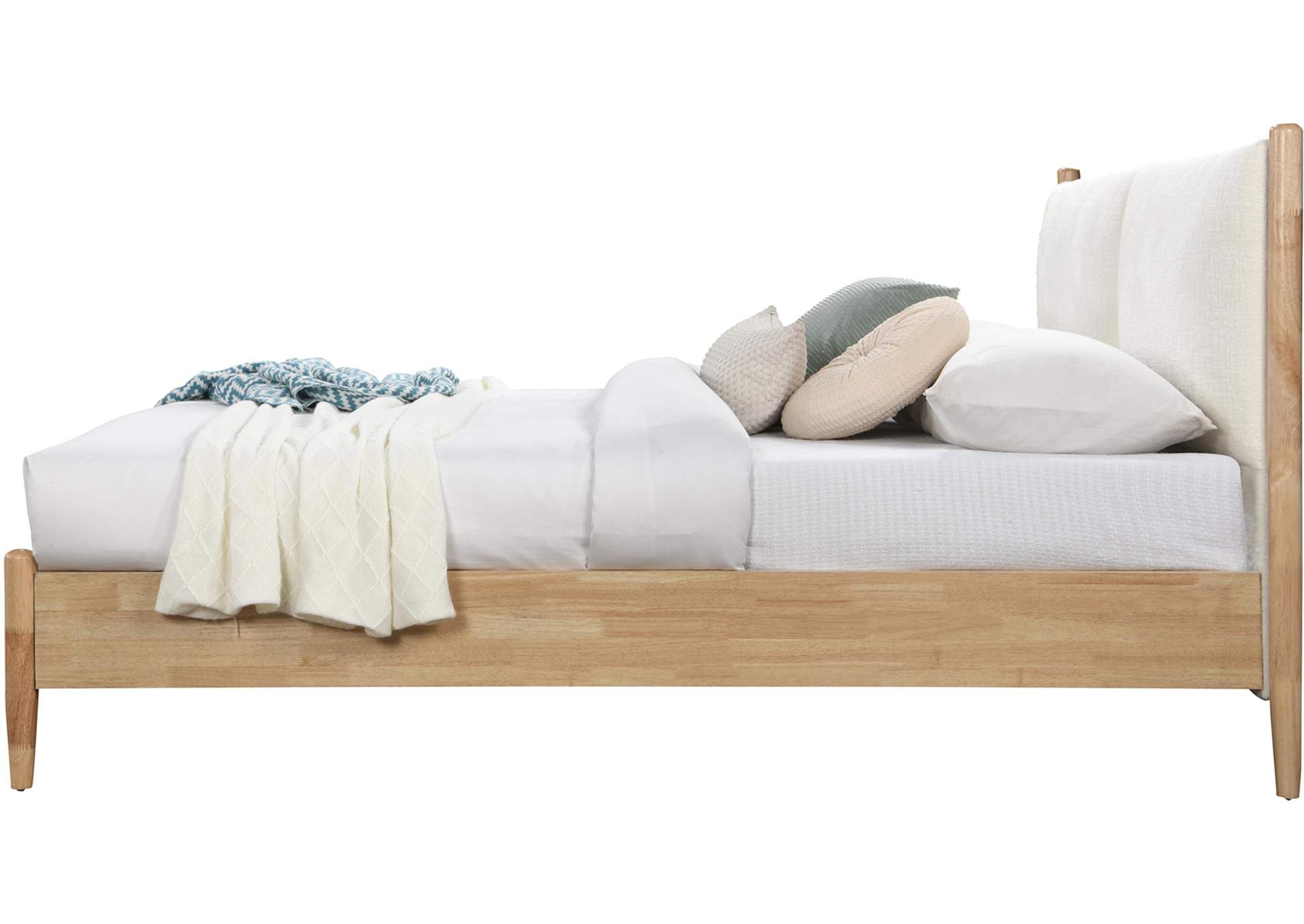 Arbor Cream Fabric Queen Bed