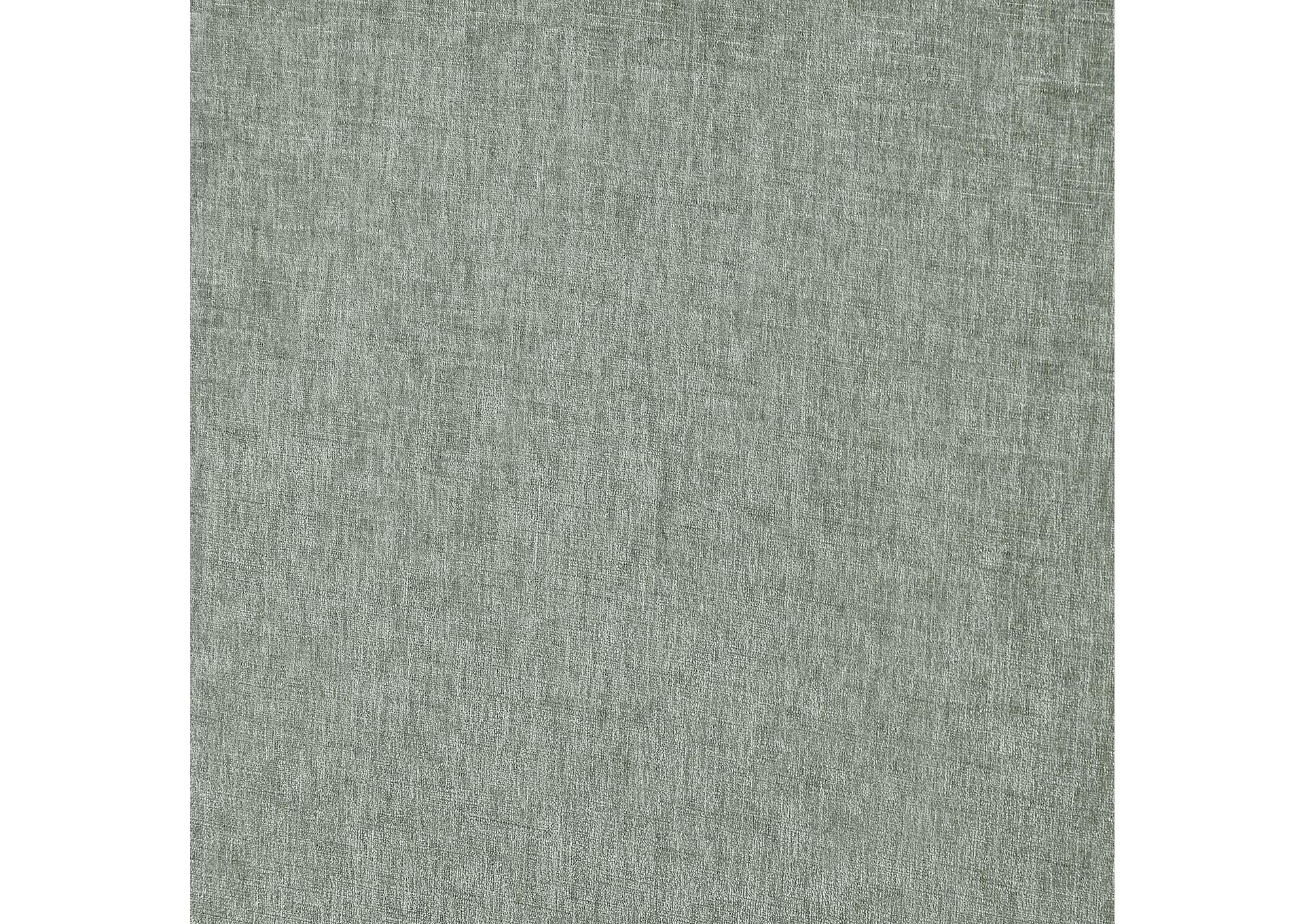 Penny Mint Green Chenille Fabric King Bed