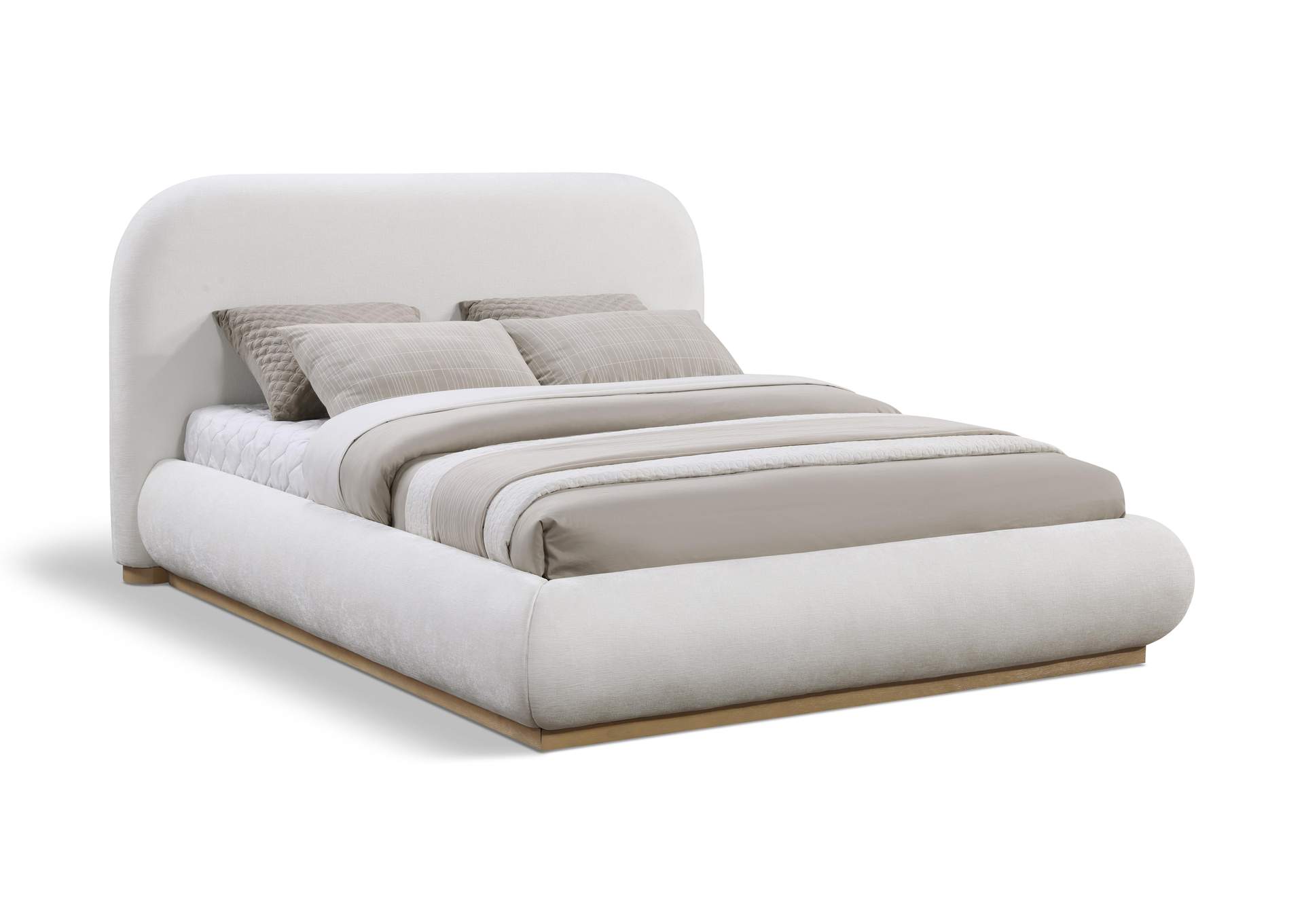 Vaughn Cream King Bed