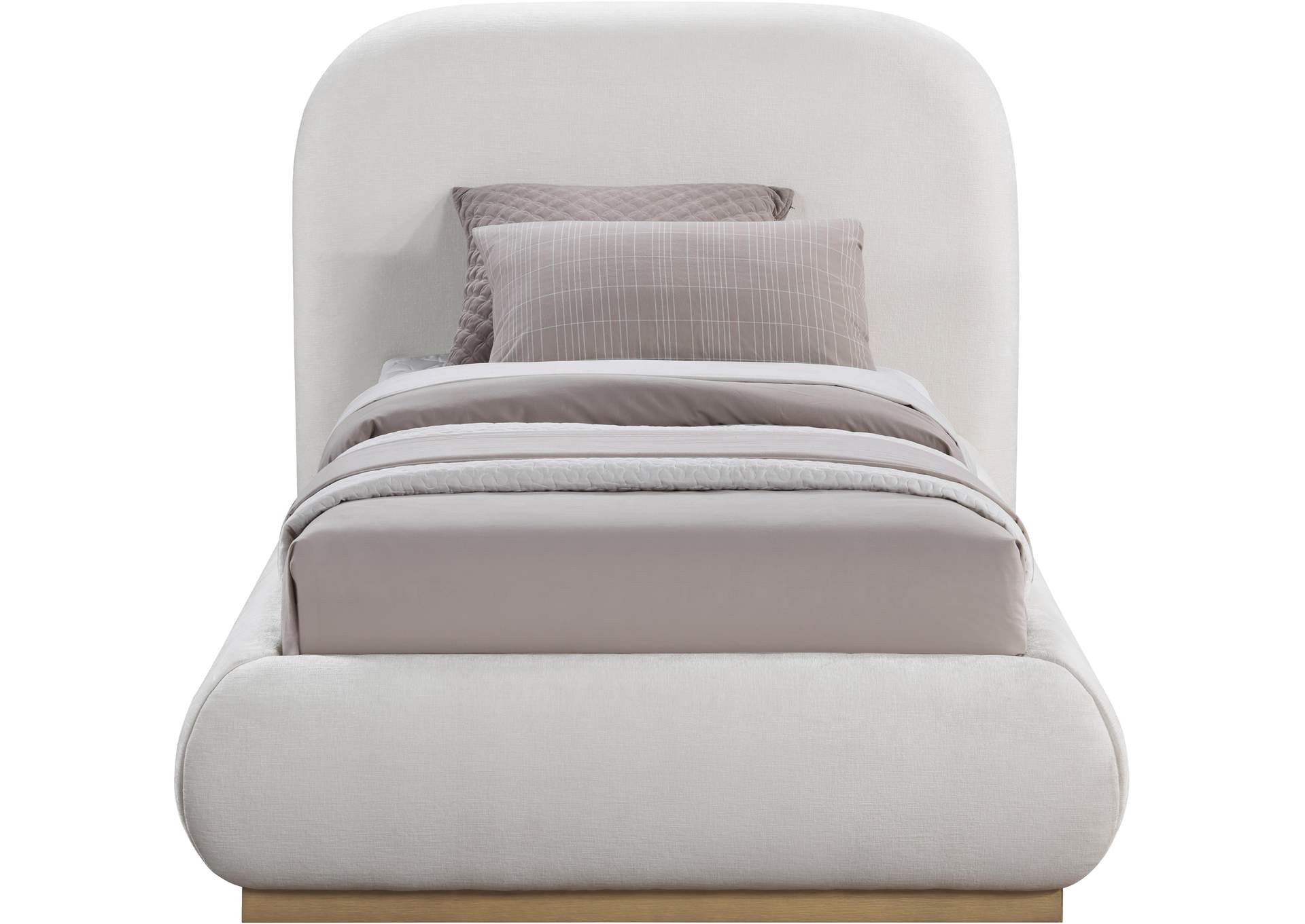 Vaughn Cream Twin Bed