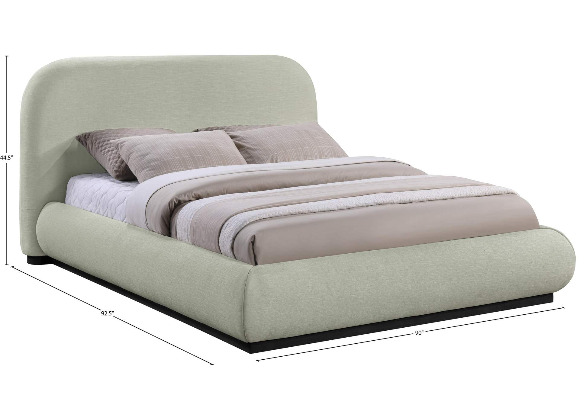 Vaughn Mint King Bed