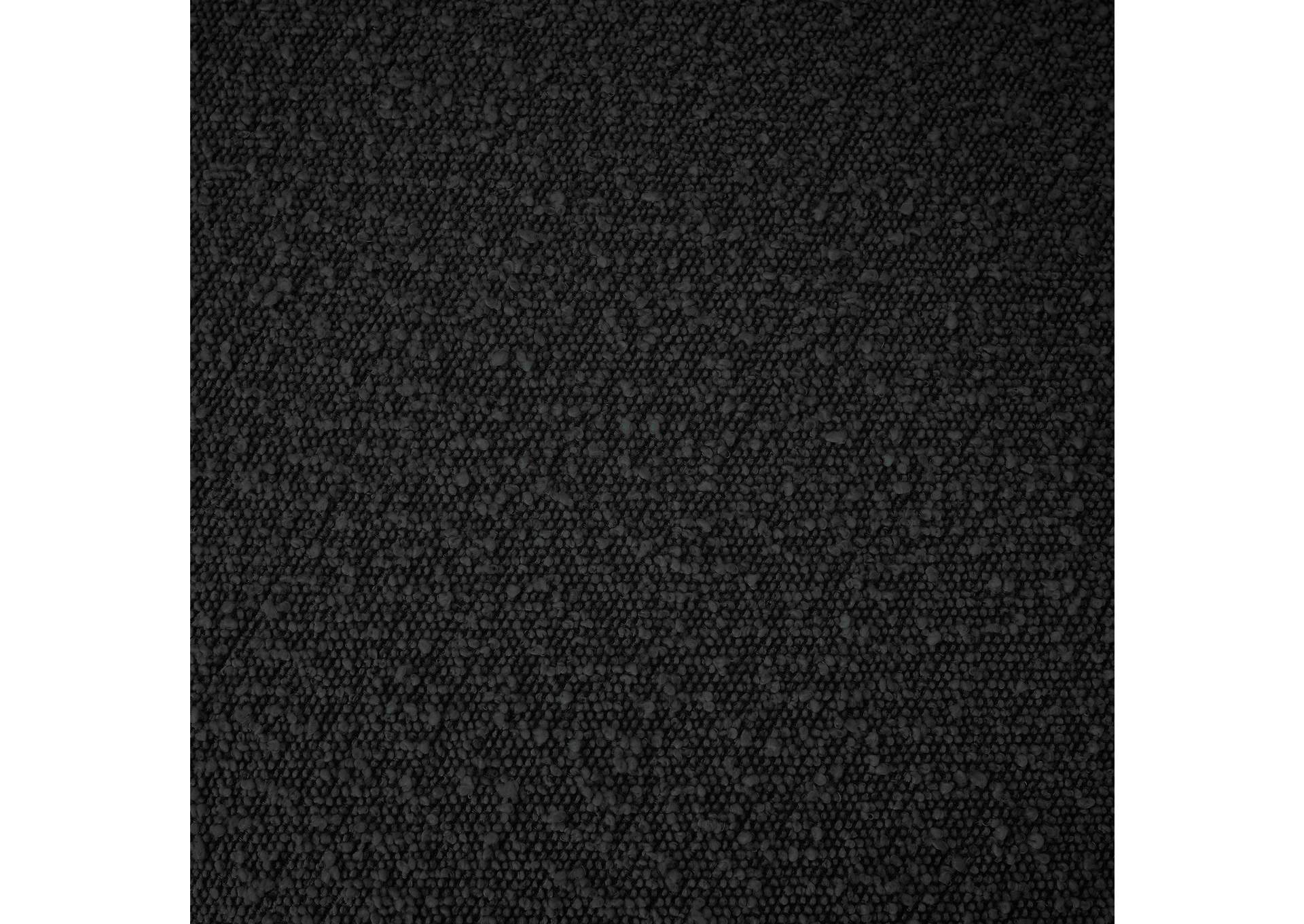 Adam Black Boucle Fabric Queen Bed image 9