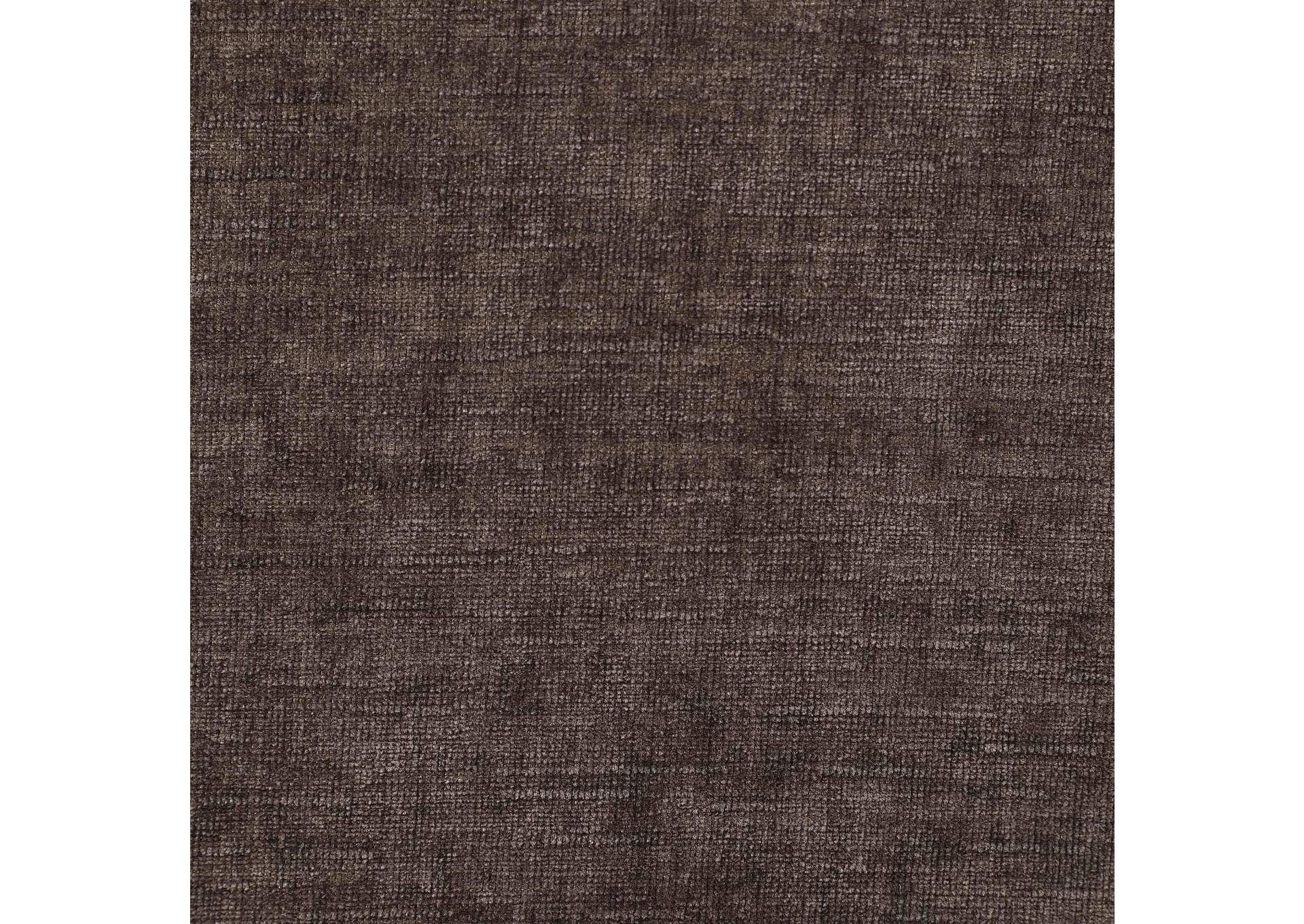 Adam Brown Chenille Fabric Queen Bed