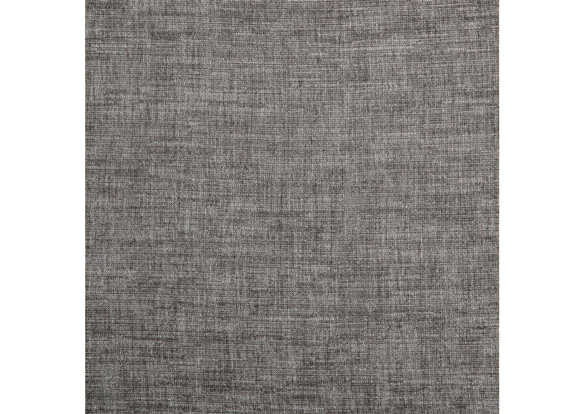 Adam Grey Chenille Fabric King Bed