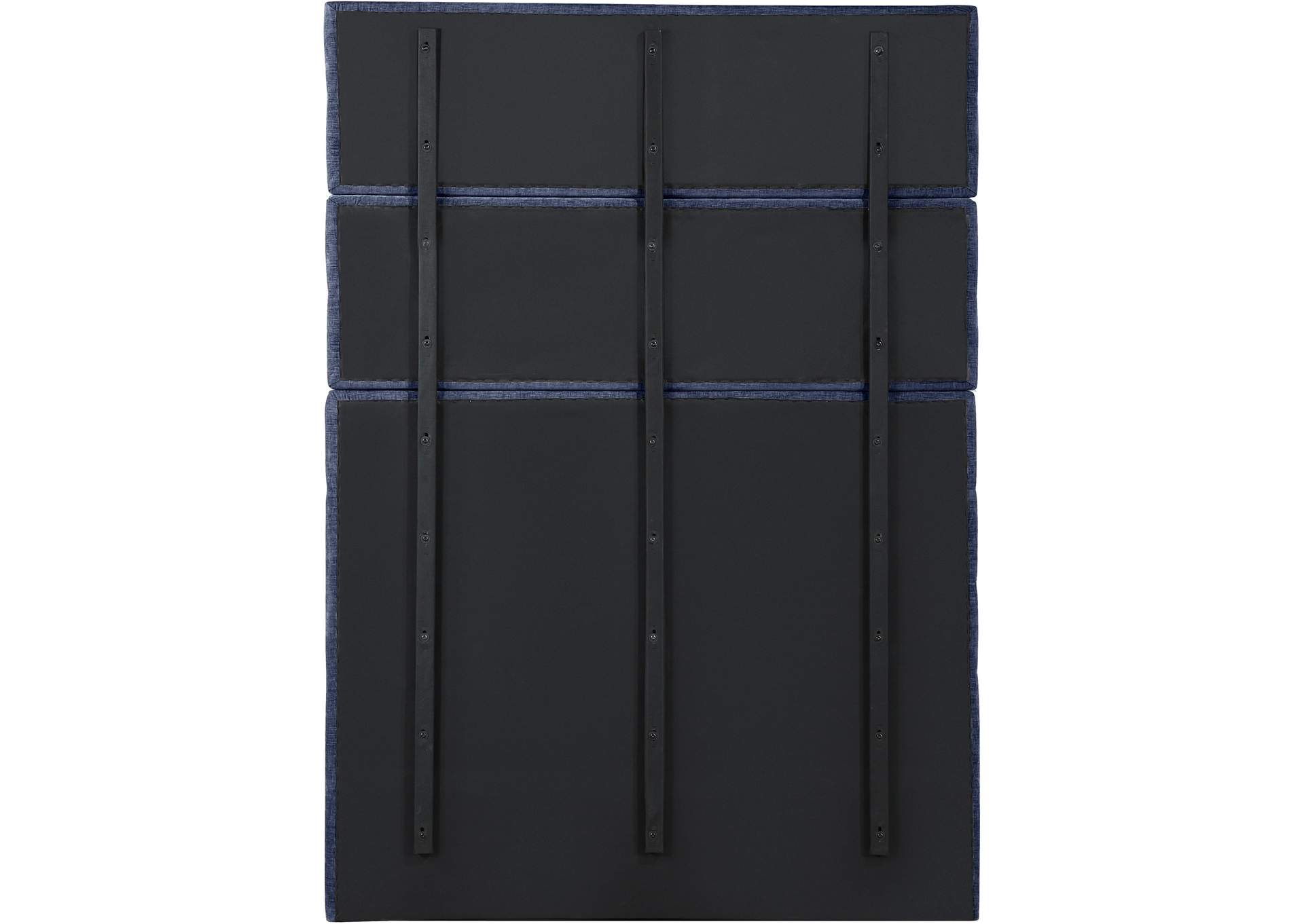 Adam Navy Chenille Fabric Full Bed image 6