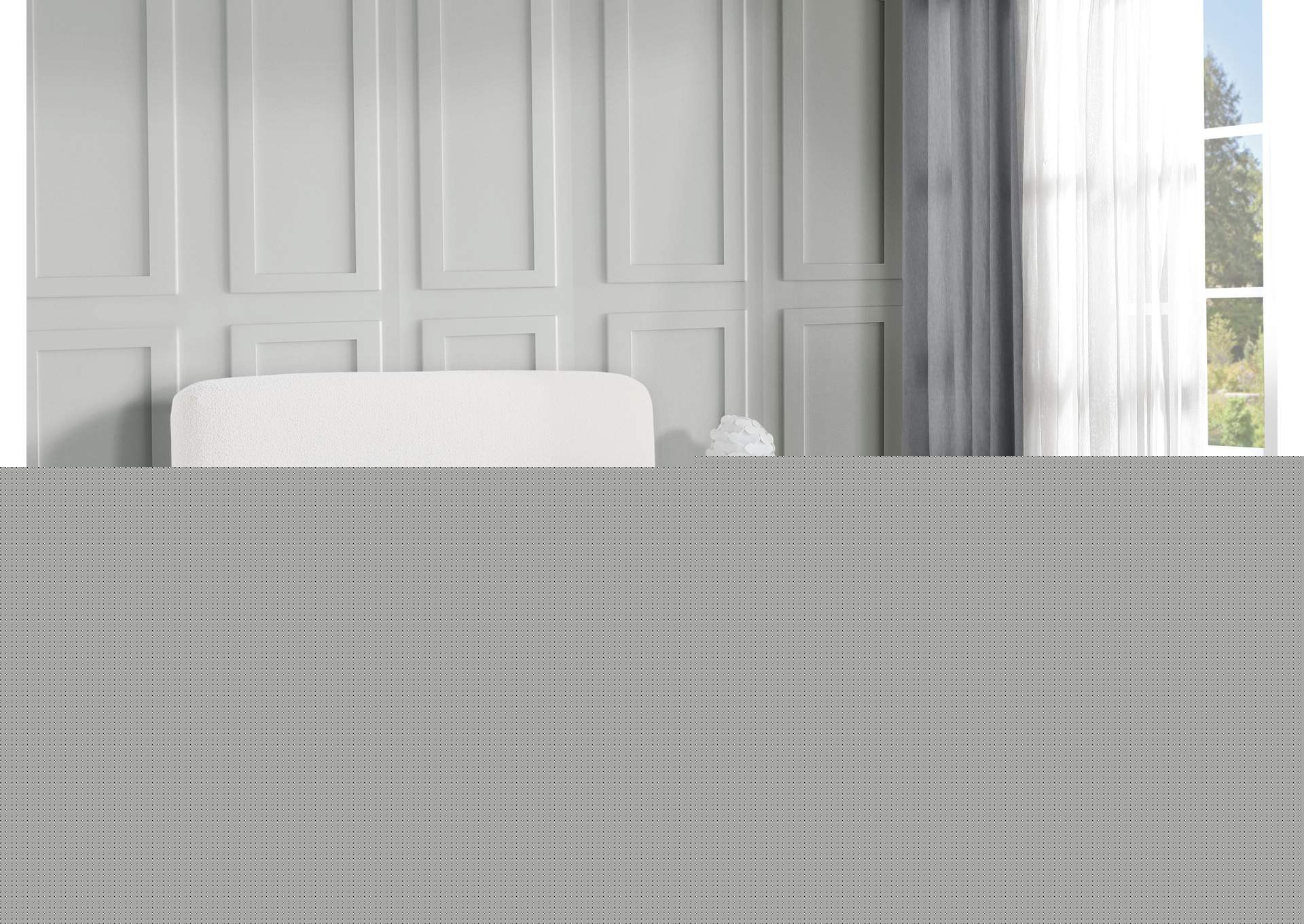 Rigby Cream Boucle Fabric King Bed image 3