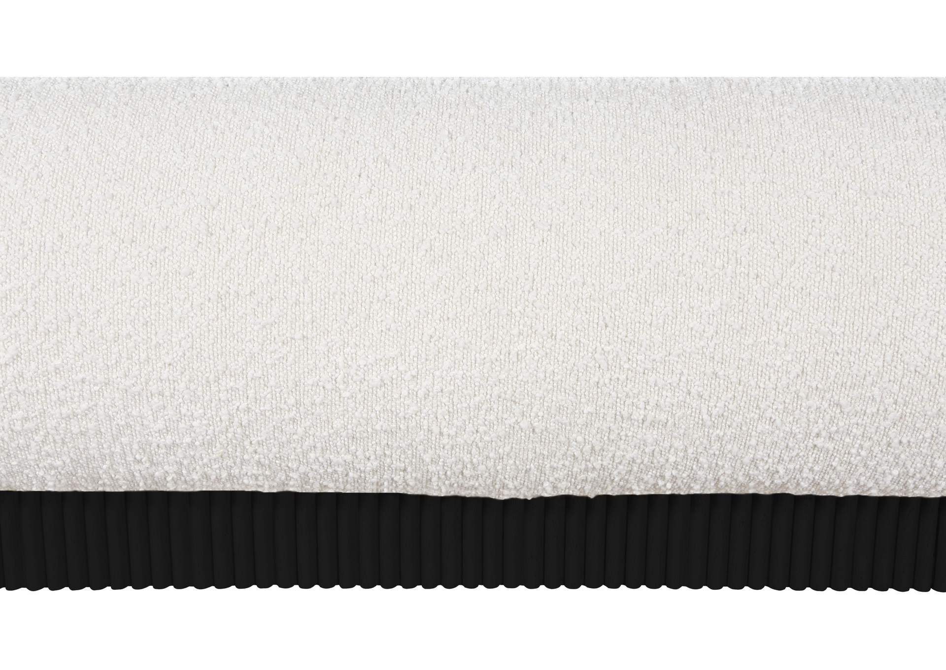 Rigby Cream Boucle Fabric King Bed image 9