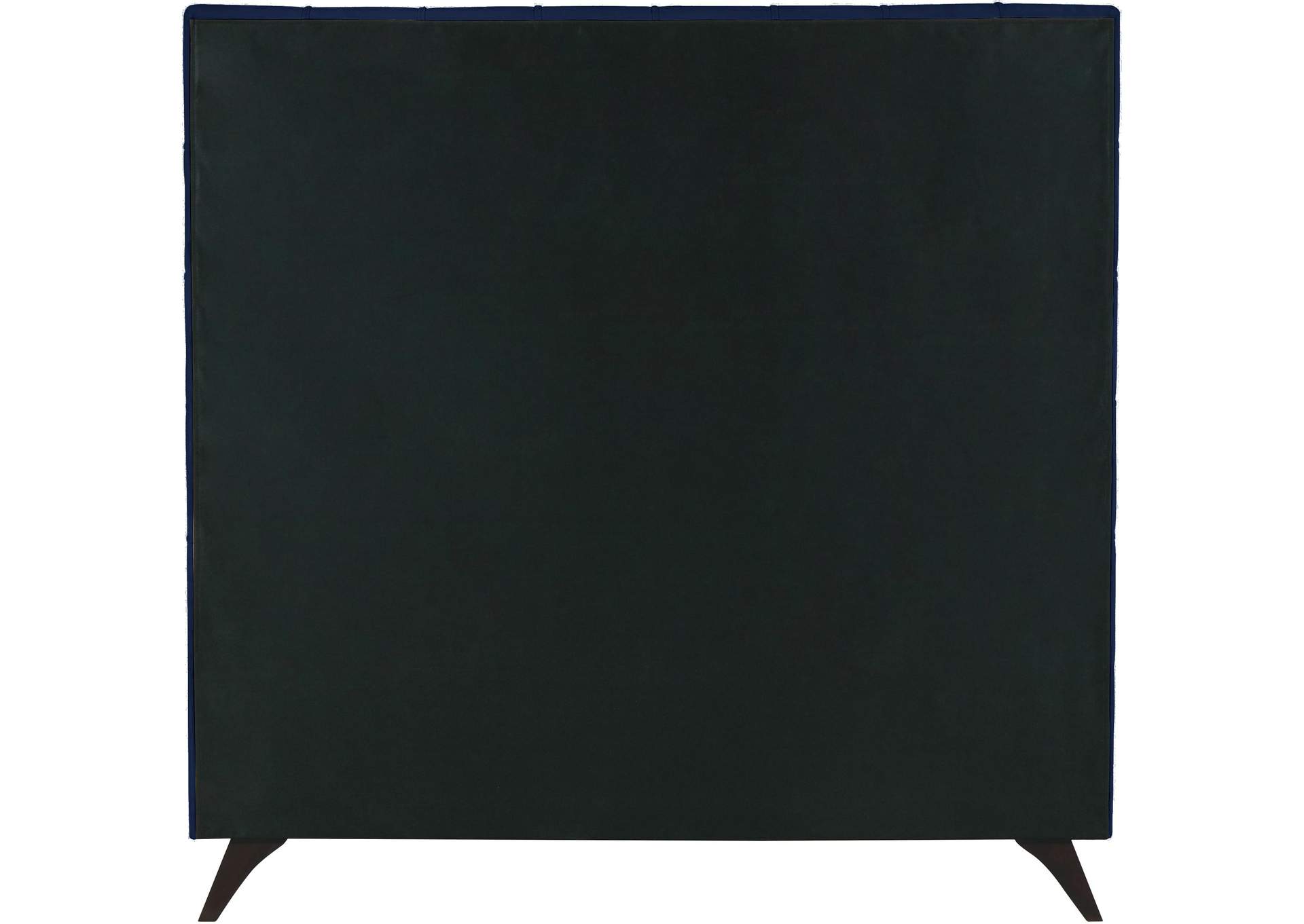 Elly Navy Velvet King Bed
