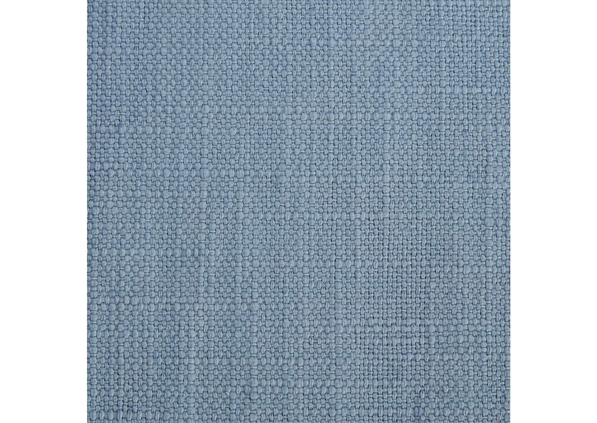 Felix Light Blue Linen Textured Fabric King Bed