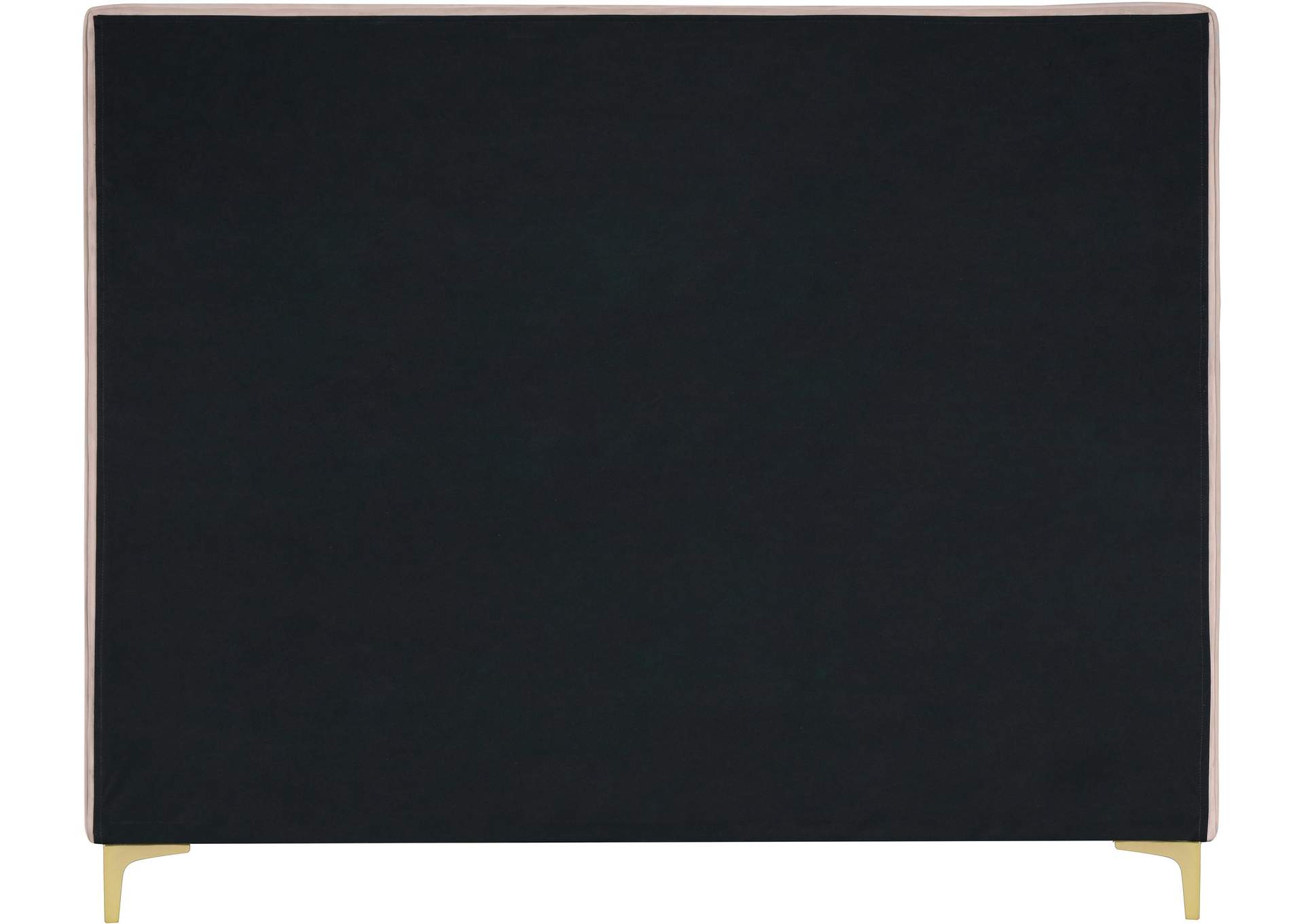 Geri Pink Velvet King Bed