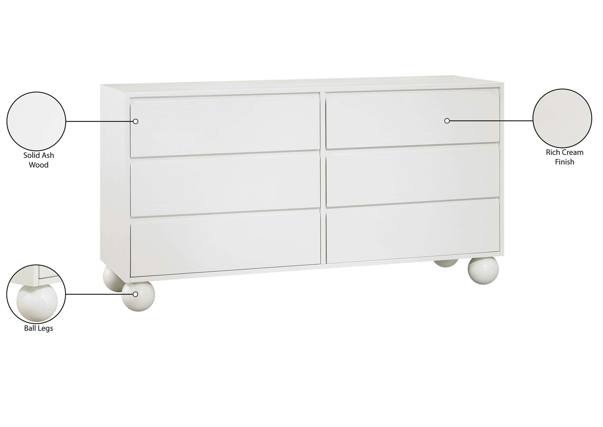 Kent Cream Dresser image 13
