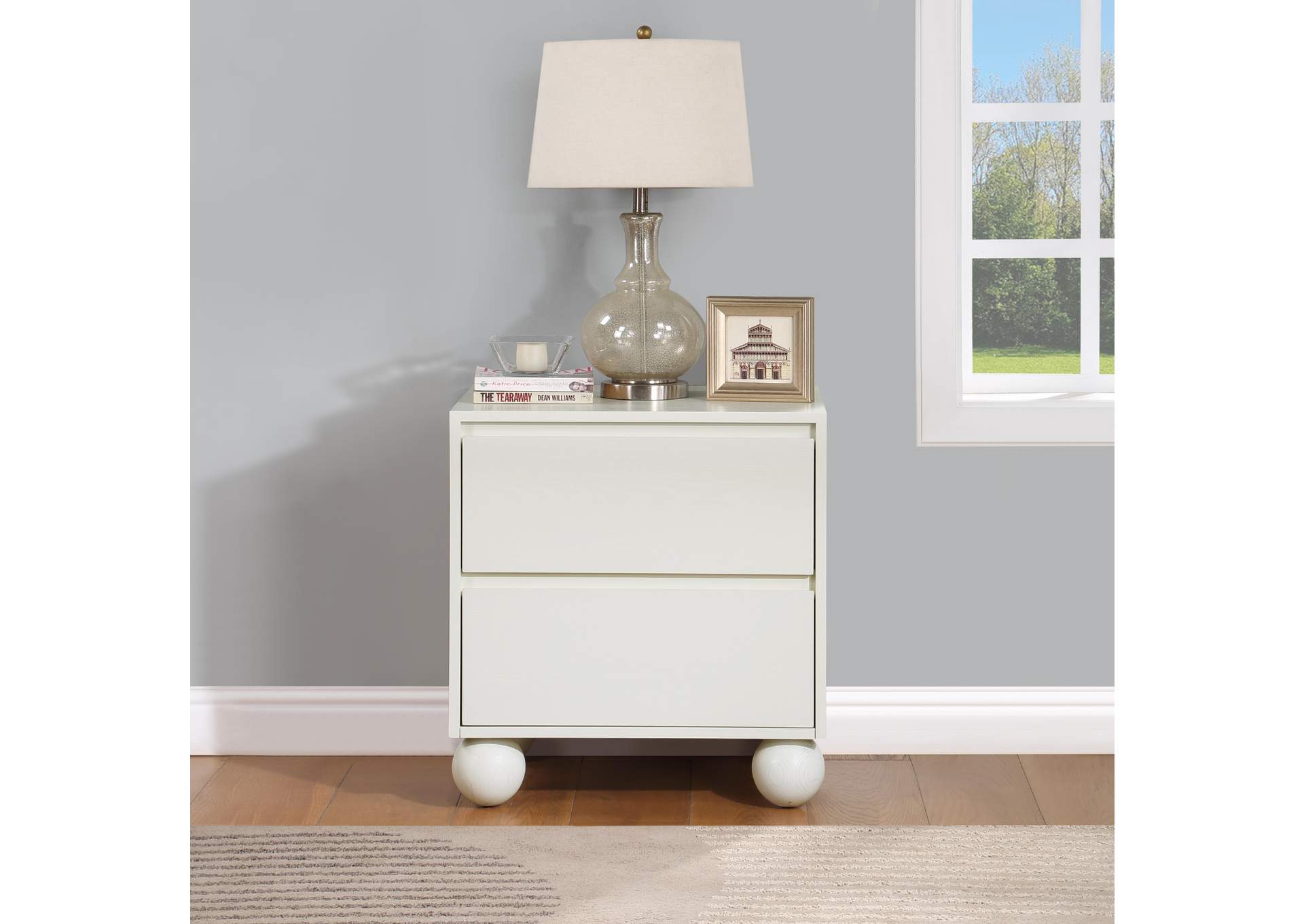 Kent Cream Night Stand