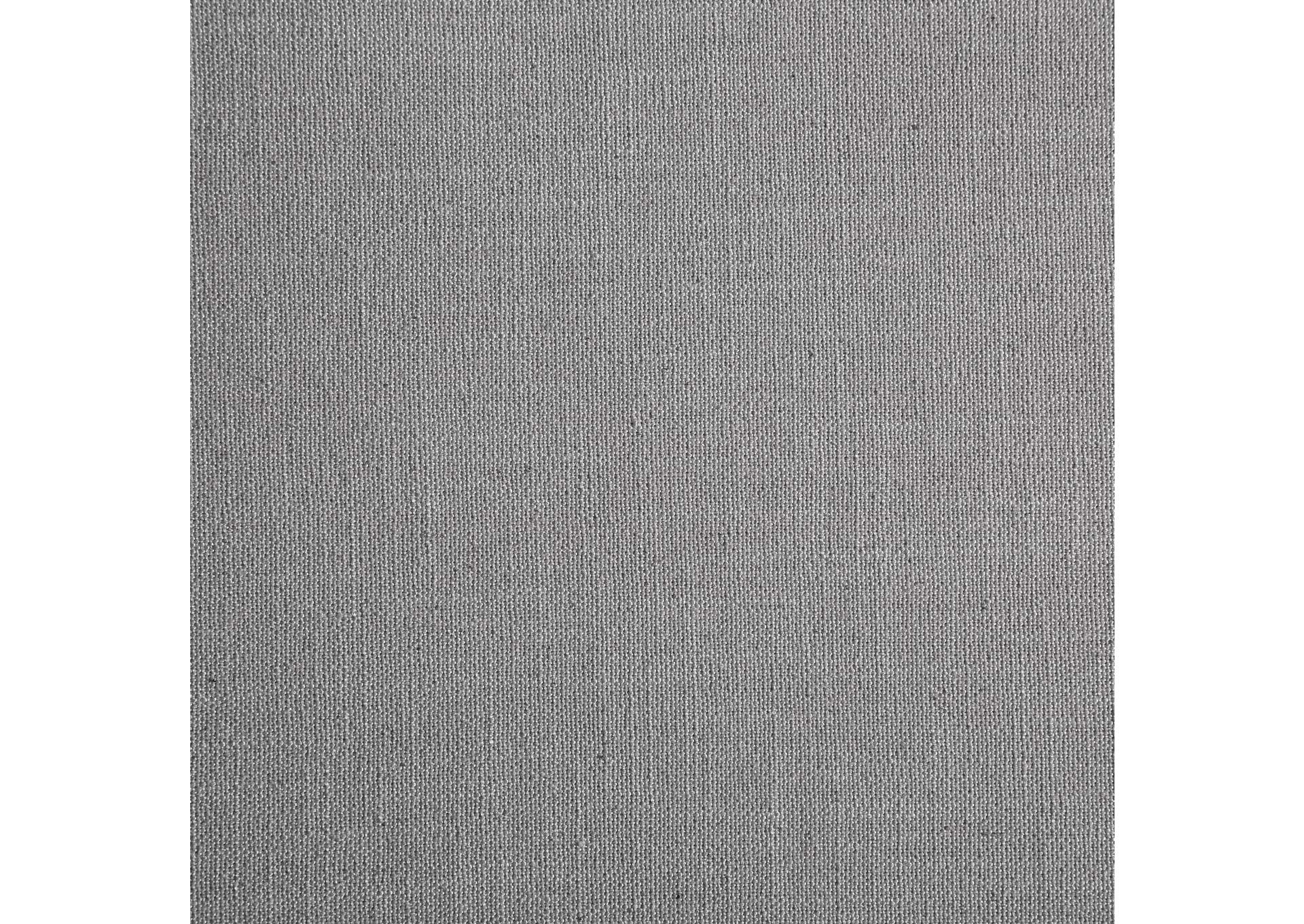 Lucia Grey Linen Textured Fabric King Bed image 11