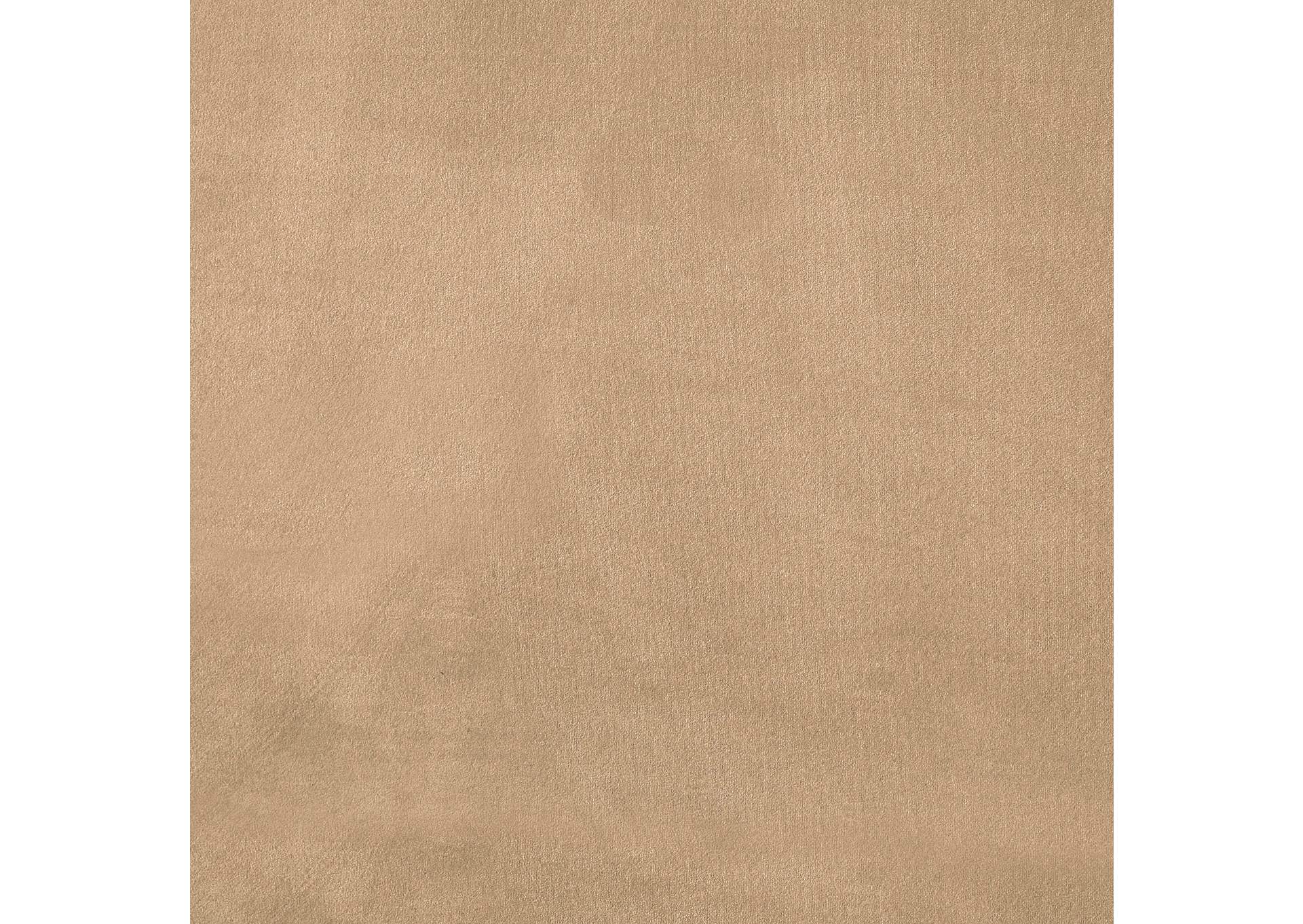 Madrid Beige Velvet Full Bed