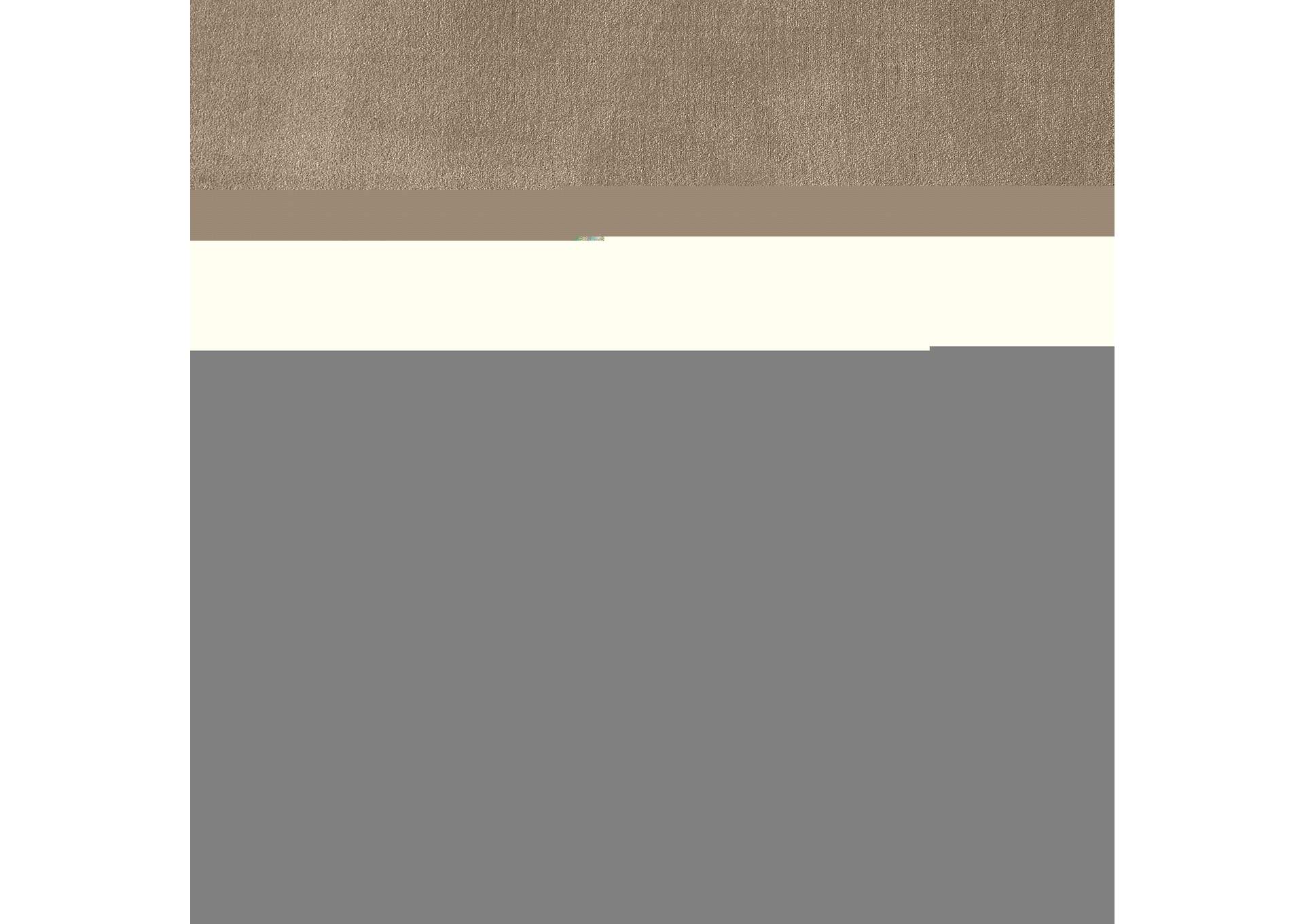 Madrid Taupe Velvet Queen Bed