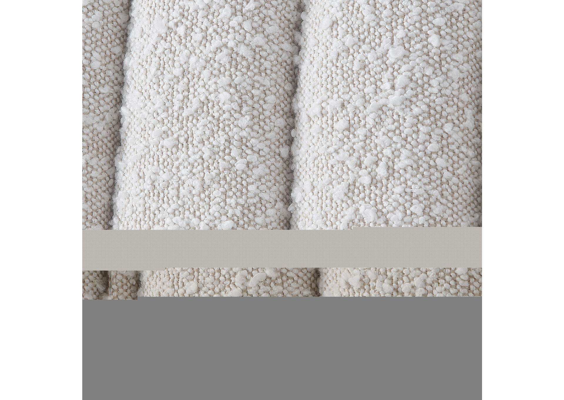 Nash Cream Boucle Fabric King Bed image 8